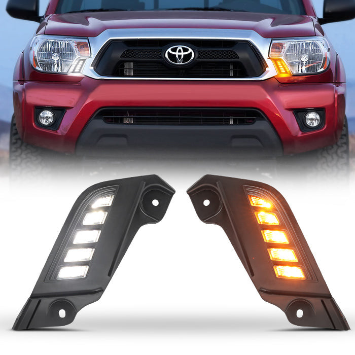 Led Daytime Running Light Headlight Side Lamp for 2012–2015 Toyota Tacoma