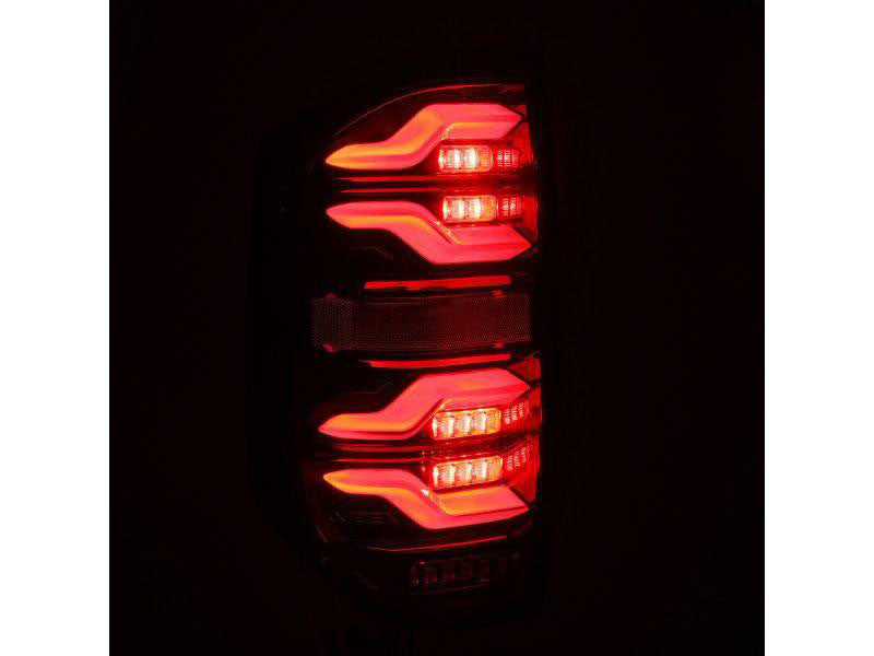 LUXX-series Led Tail Lights Black Alpharex for 2014–2021 Toyota Tundra