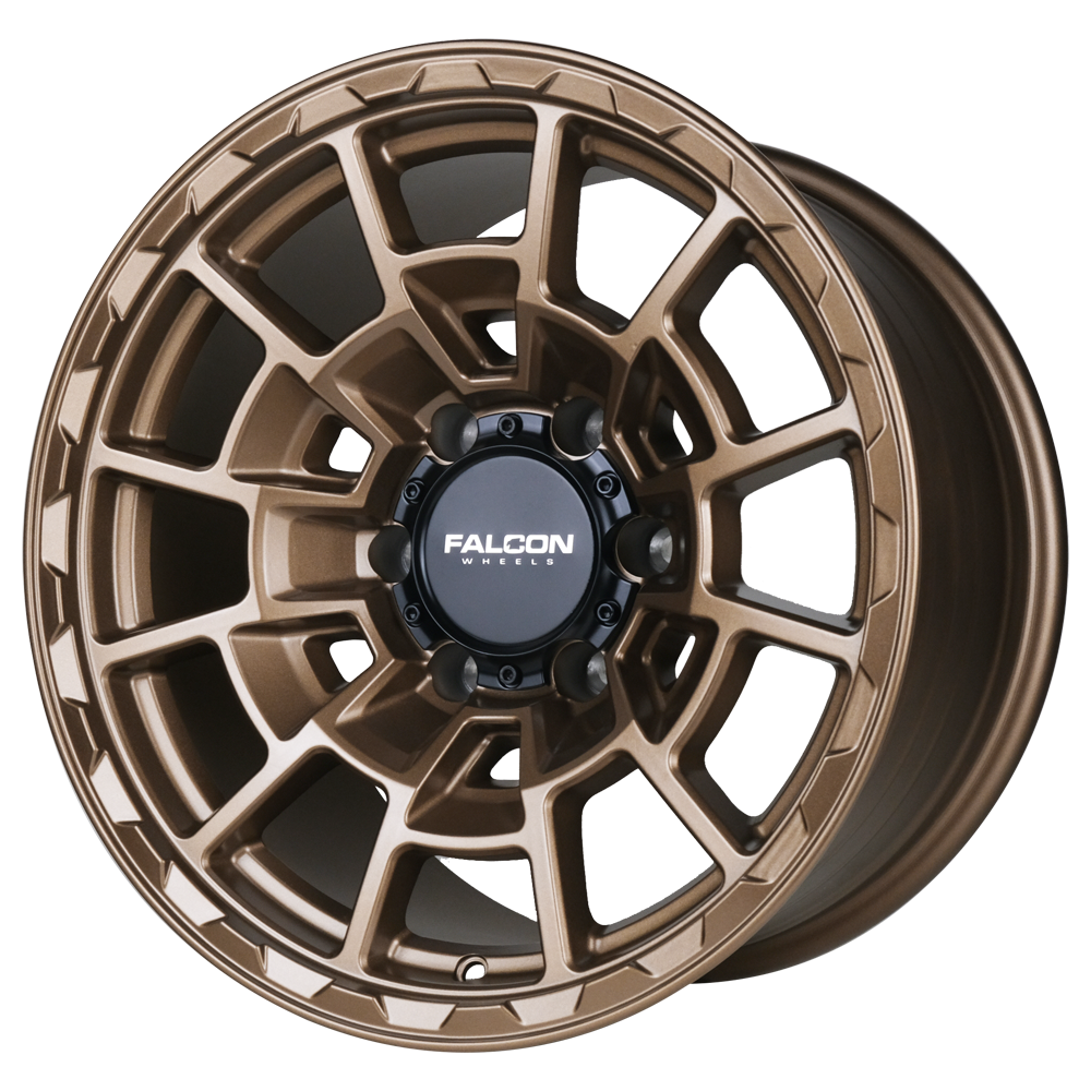 Falcon Wheels T4 Spyder - Matte Bronze 17x9