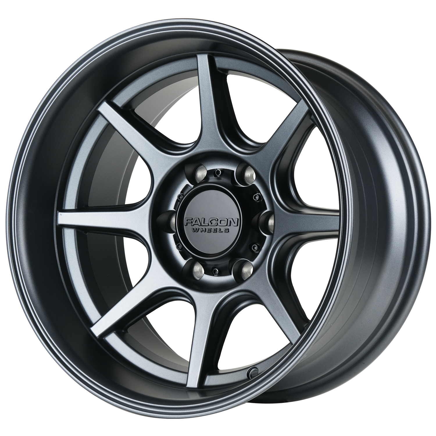 T8 "Seeker"- Matte Gunmetal 17x9