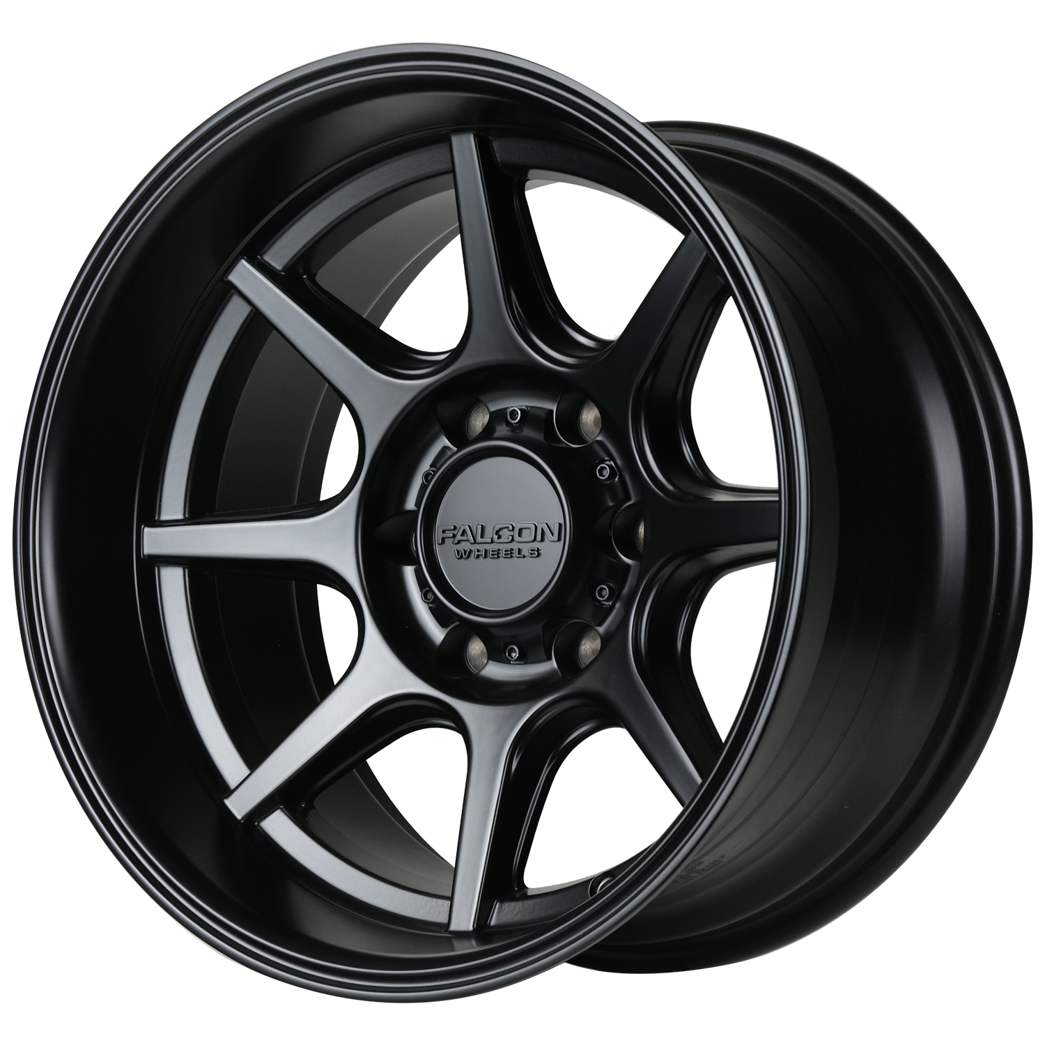 T8 "Seeker"- Matte Black 17x9