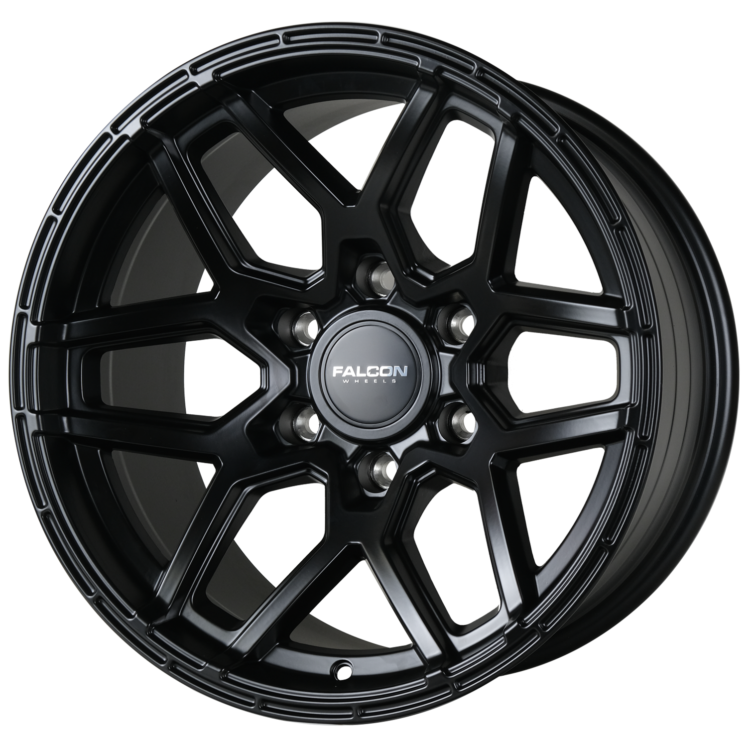 Falcon Wheels T9 Atlas - Matte Black 17x9