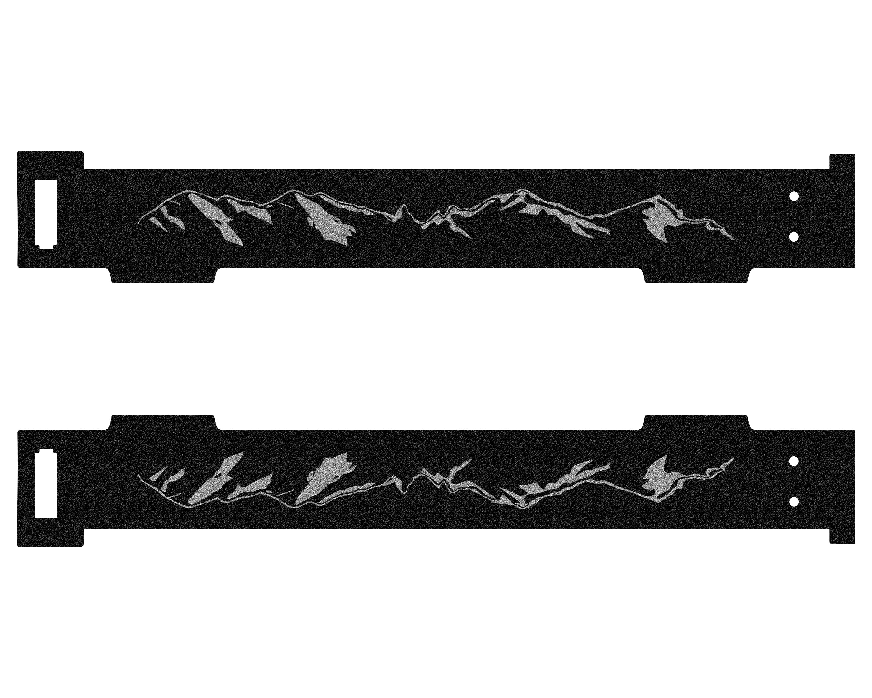 Inner Bedside Liner Overlays Fits 2016-2023 Toyota Tacoma w/5ft Bed