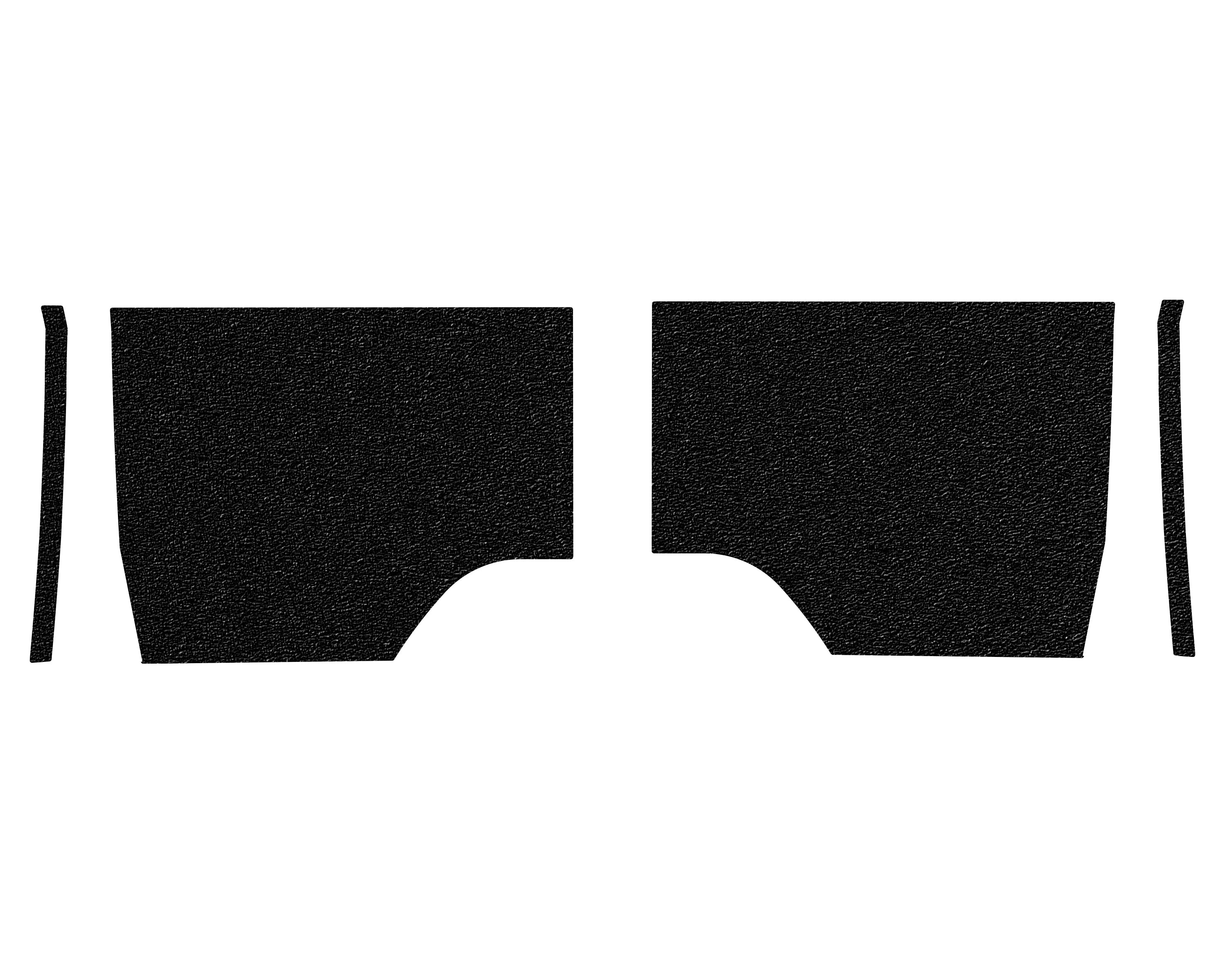 Rear Bumper Side Overlays Fits 2022-2025 Toyota Tundra