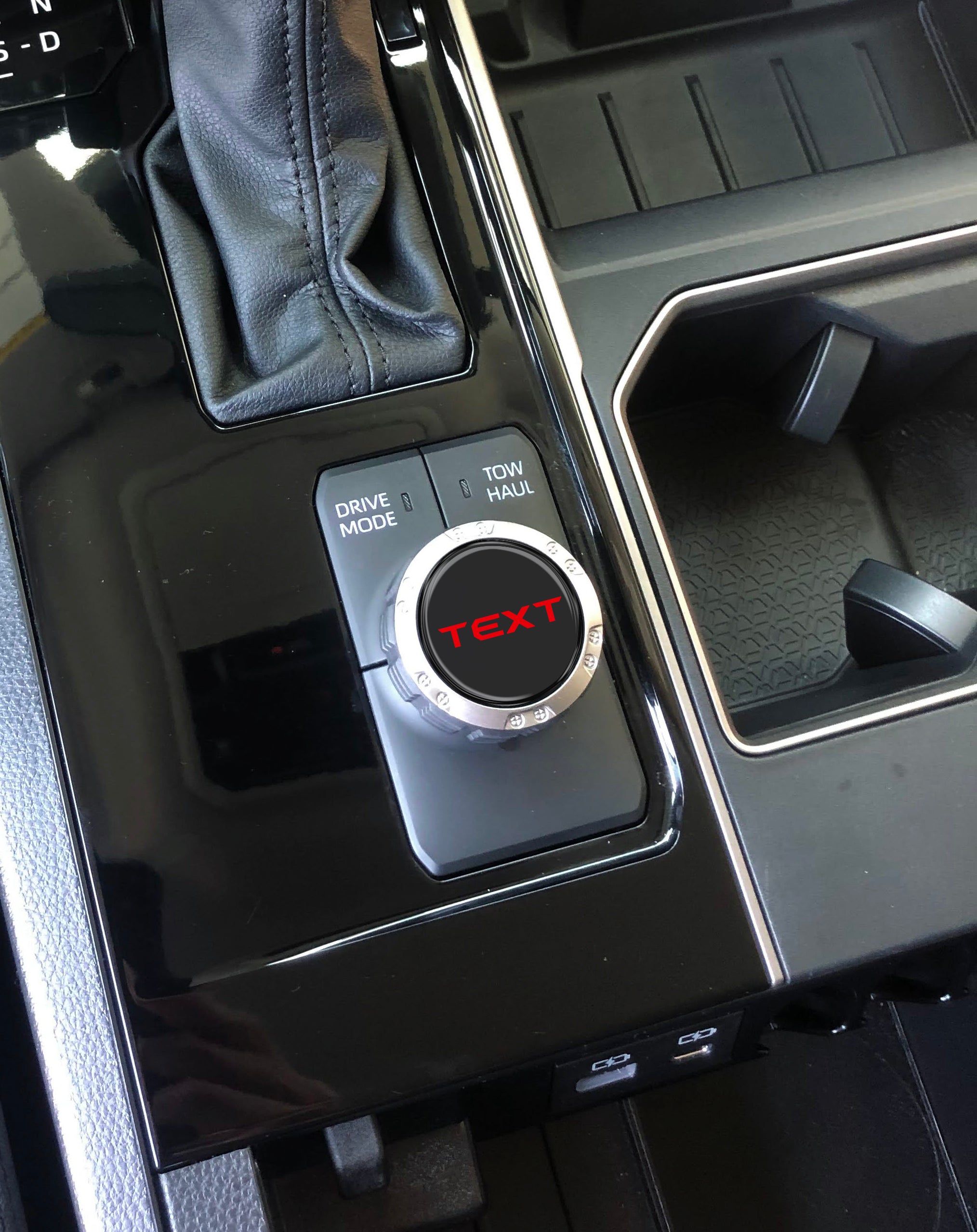Badge for Drive Mode Selector Dial Fits 2022-2025 Toyota Tundra & 2023-2025 Toyota Sequoia
