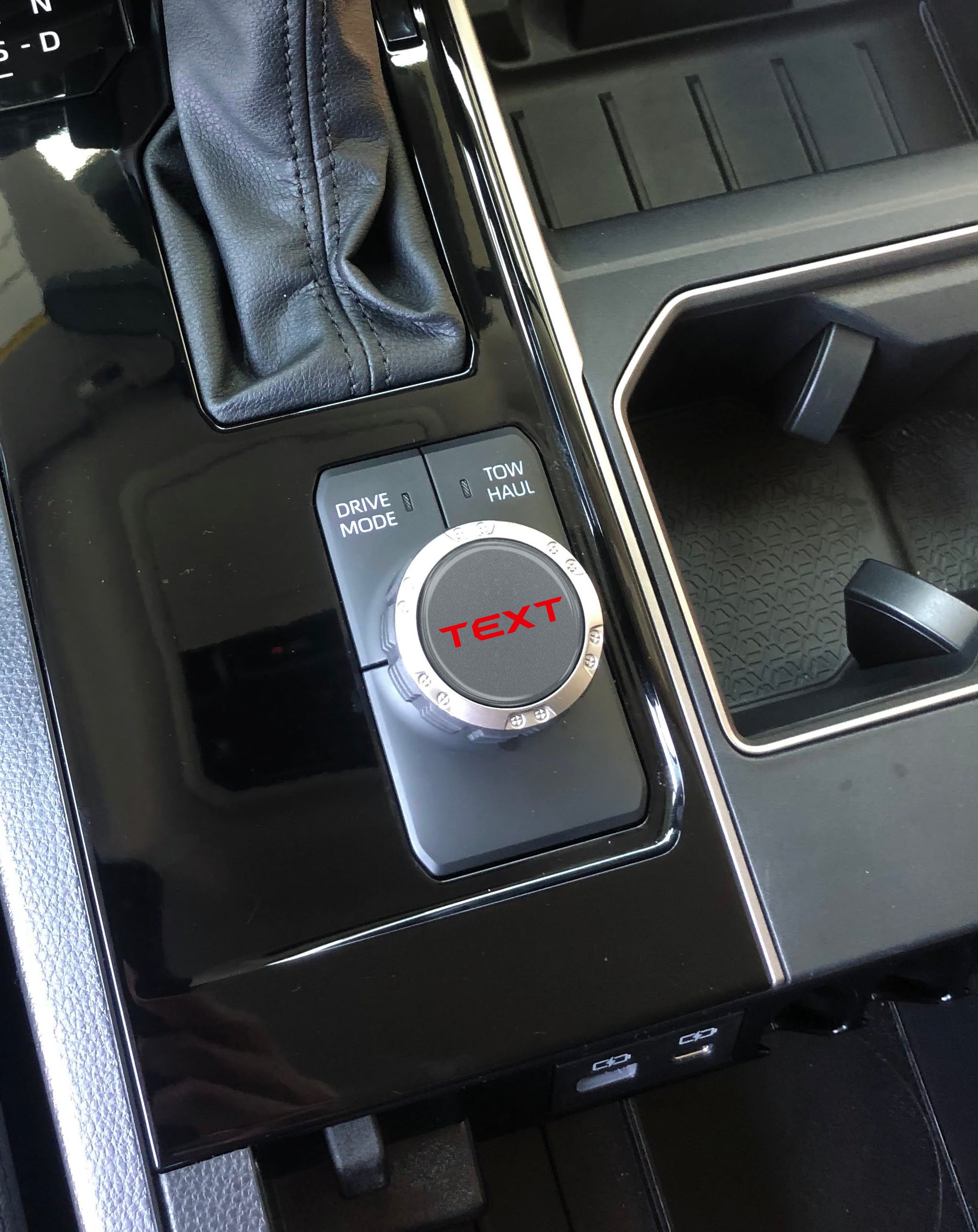 Badge for Drive Mode Selector Dial Fits 2022-2025 Toyota Tundra & 2023-2025 Toyota Sequoia
