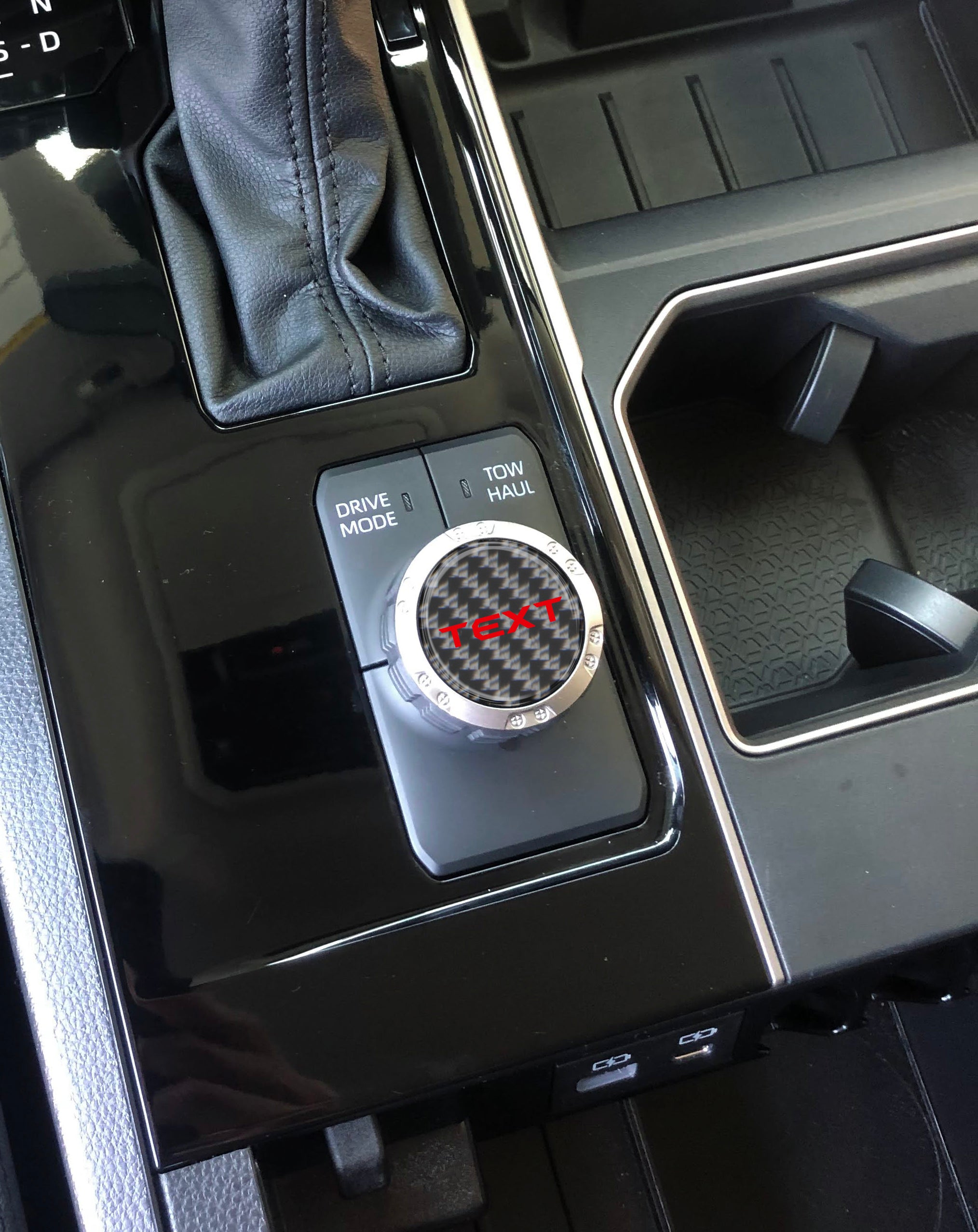 Badge for Drive Mode Selector Dial Fits 2022-2025 Toyota Tundra & 2023-2025 Toyota Sequoia
