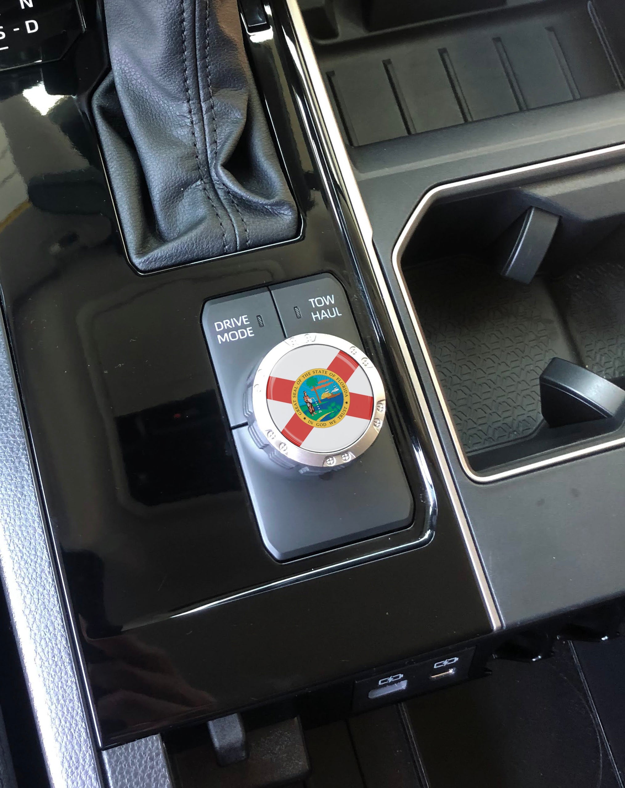 Badge for Drive Mode Selector Dial Fits 2022-2025 Toyota Tundra & 2023-2025 Toyota Sequoia