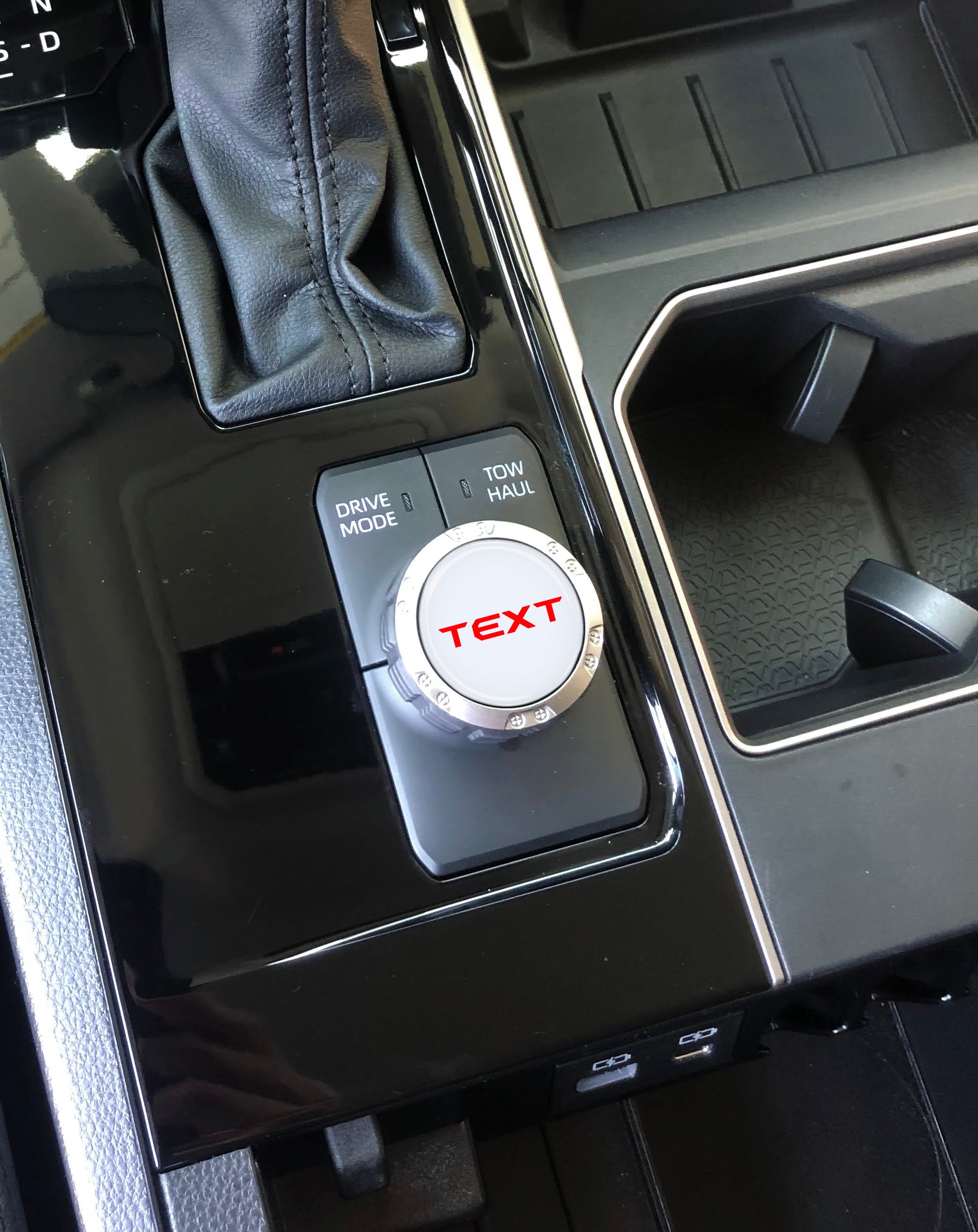 Badge for Drive Mode Selector Dial Fits 2022-2025 Toyota Tundra & 2023-2025 Toyota Sequoia