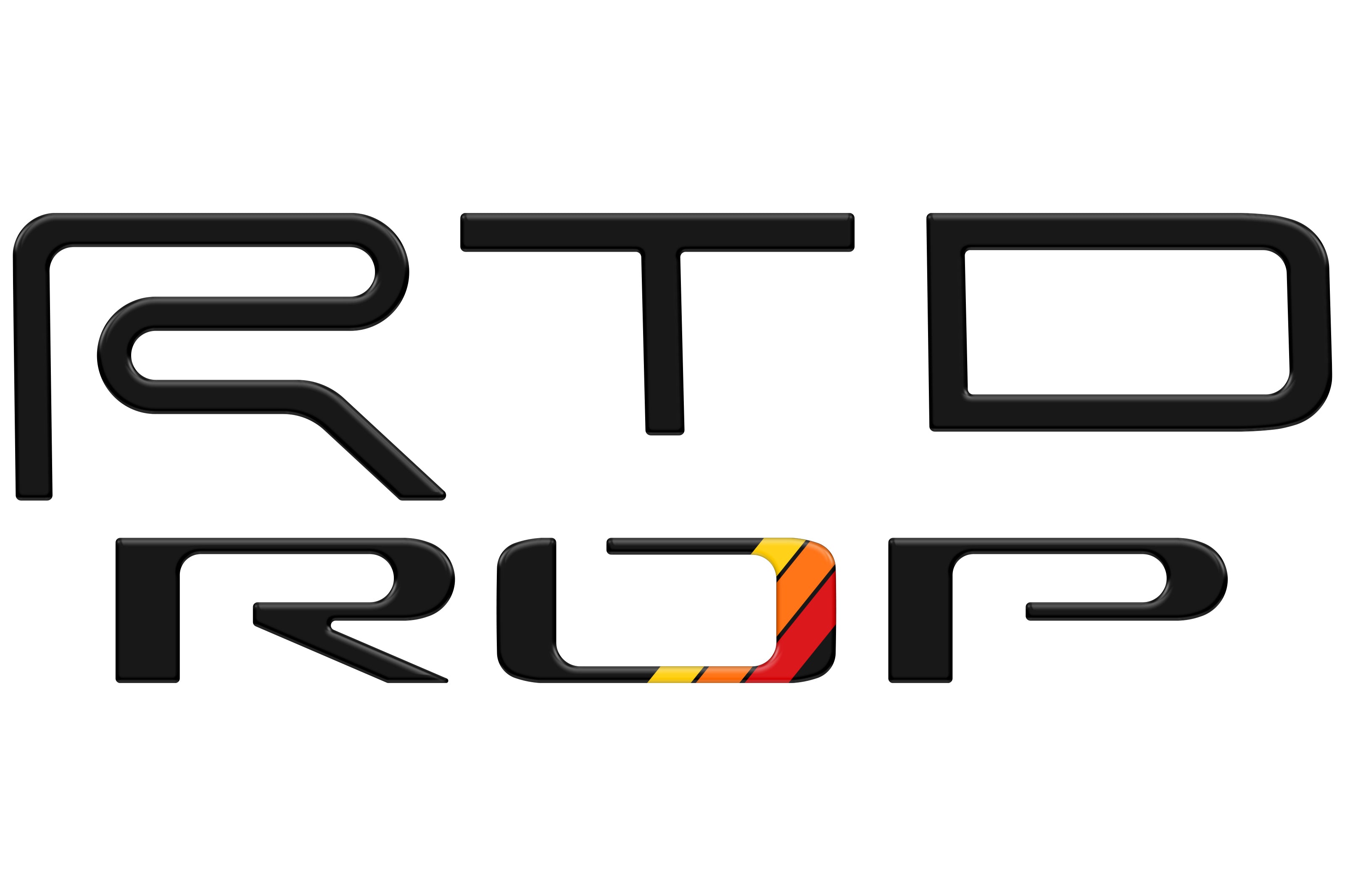 TRD Pro Tailgate Letter Inserts Fits 2022-2025 Toyota Tundra