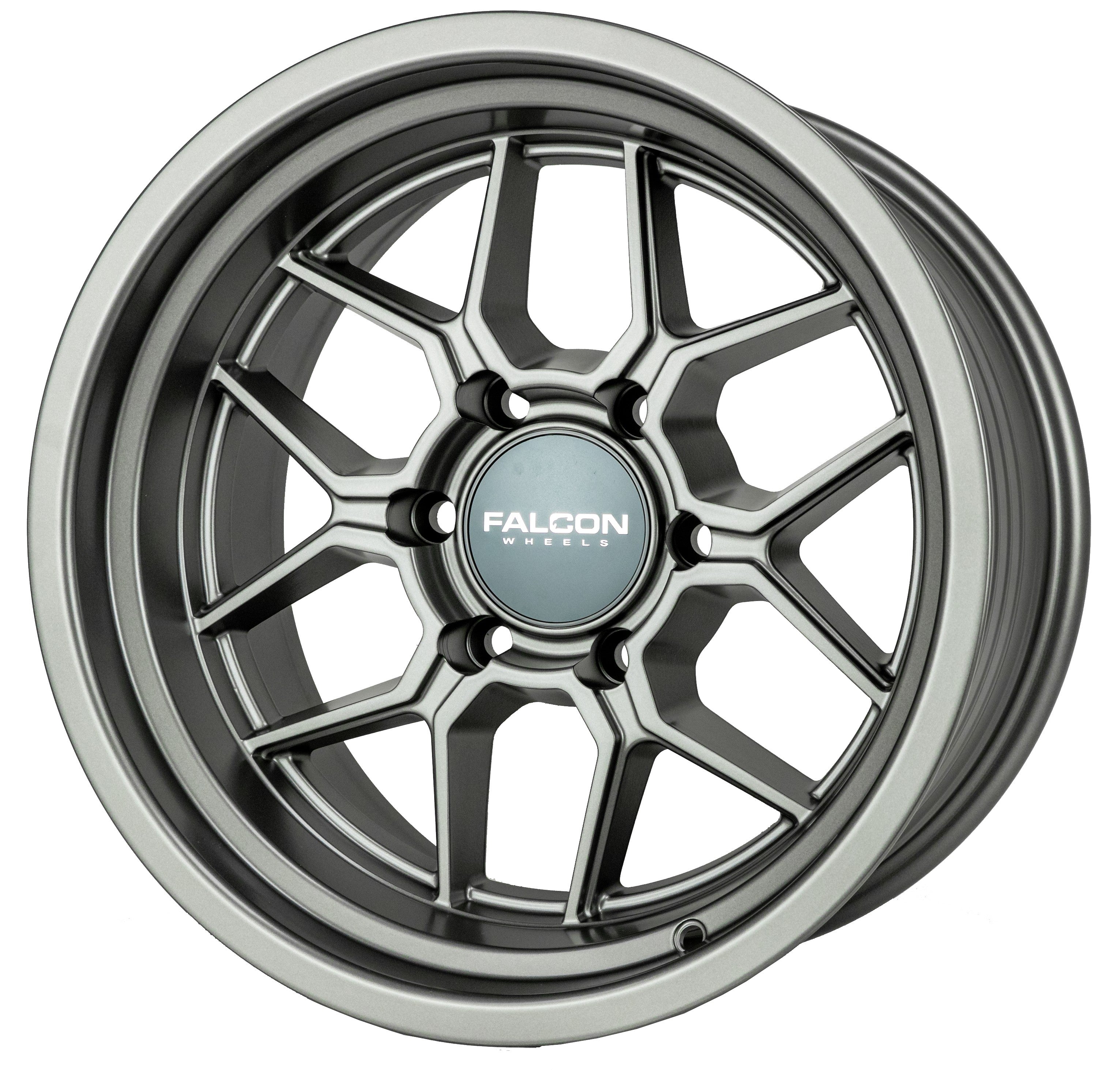 Falcon Wheels TX1 - Apollo Matte Gunmetal 17x9