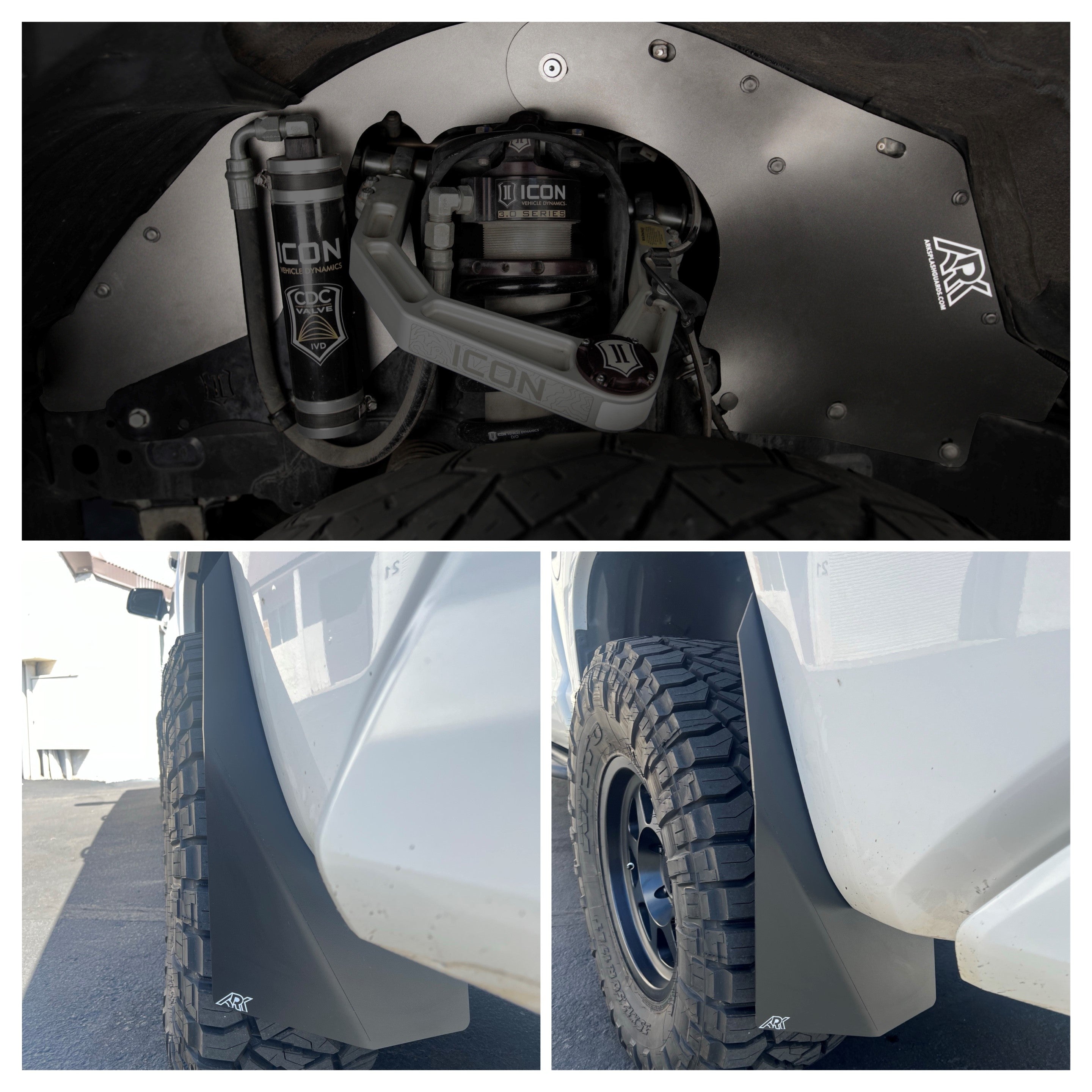 Ark Splash Guards TriXpoly Bundle and Save for 2007–2021 Toyota Tundra