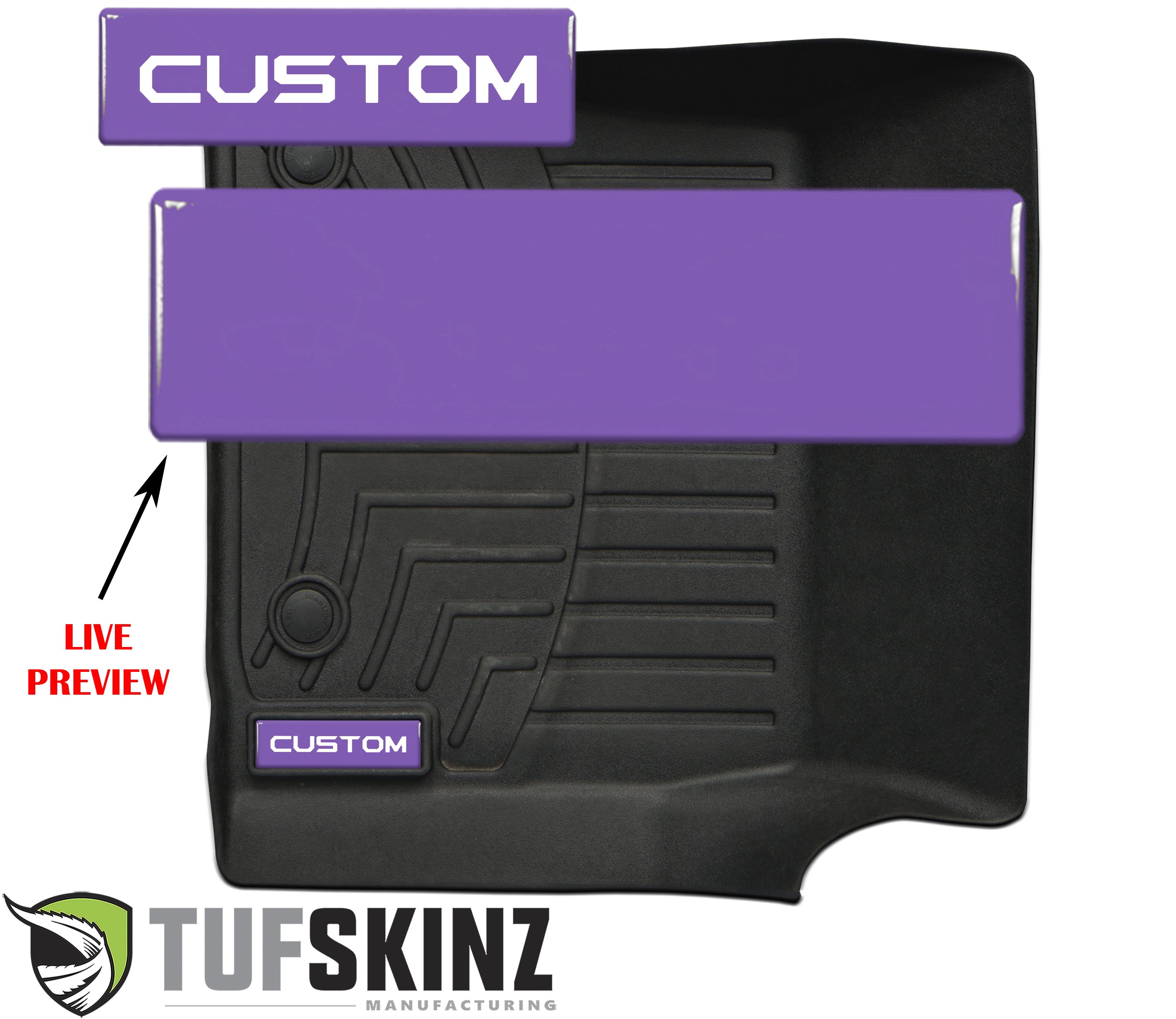 Badge/Emblem Inserts Fits - WeatherTech Floor Mats