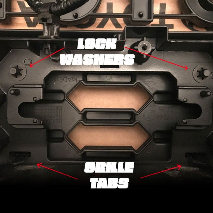 Sensor Cover Garnish for Aftermarket TRD Pro Style Grilles (2016-2023)