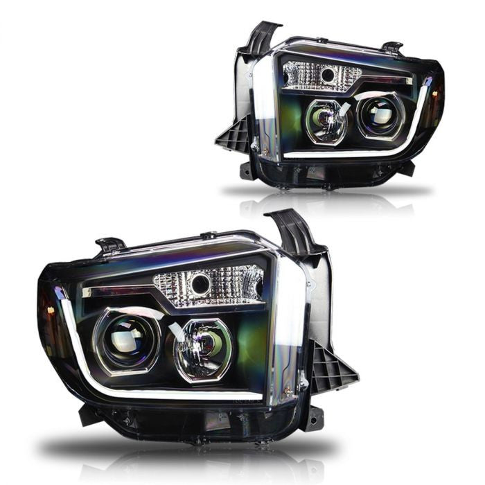 DRL Projector Headlights From Taco Clout for 2014–2016 Toyota Tundra