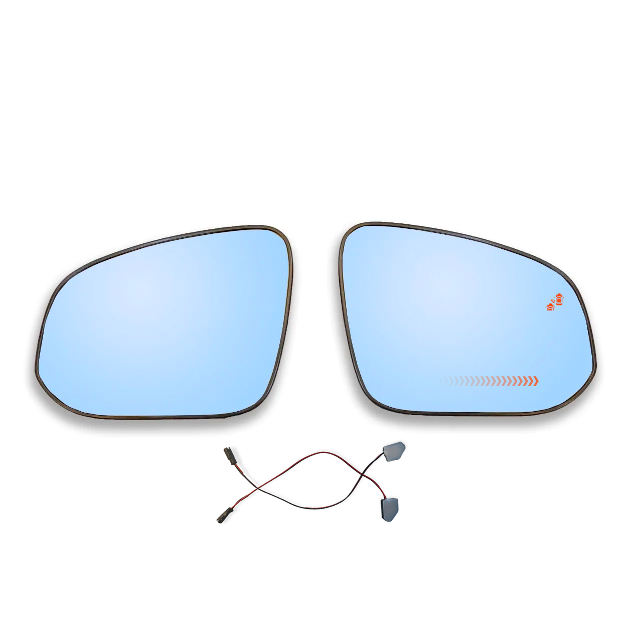 Taco Clout Wide Angle Convex Performance Mirrors for Tacoma (2016-2023) & 4Runner (2014-2025)