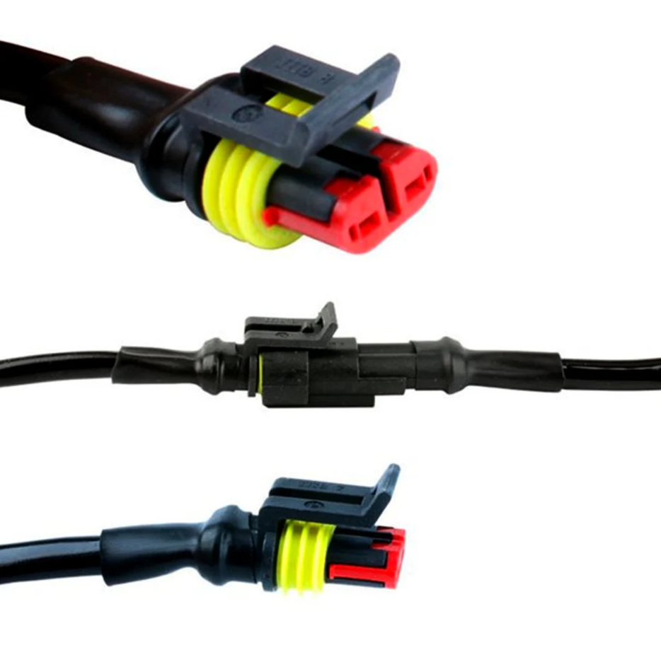male and female raptor light connector plugged in