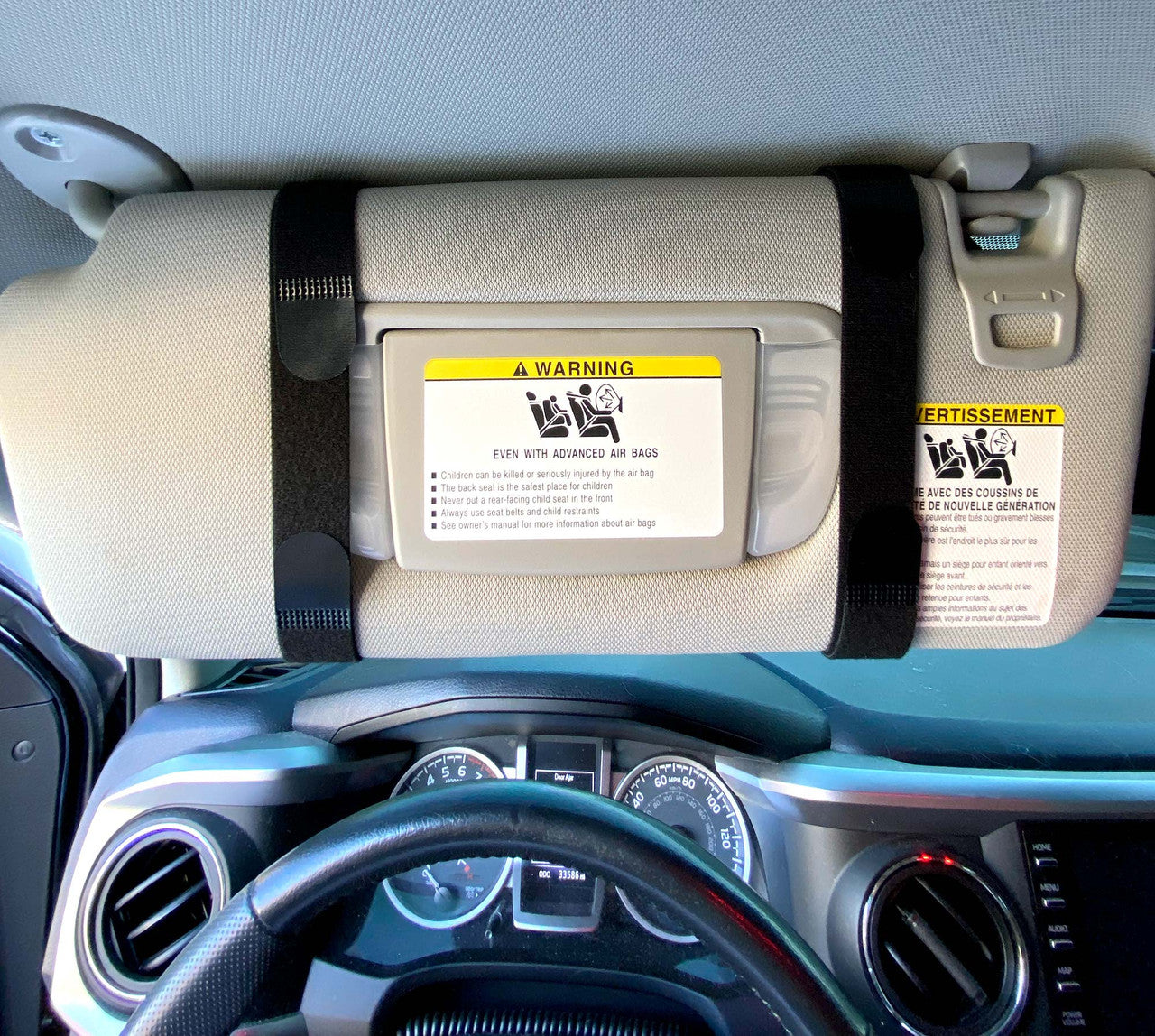 Taco Clout Tactical Molle Panel for Sun Visor