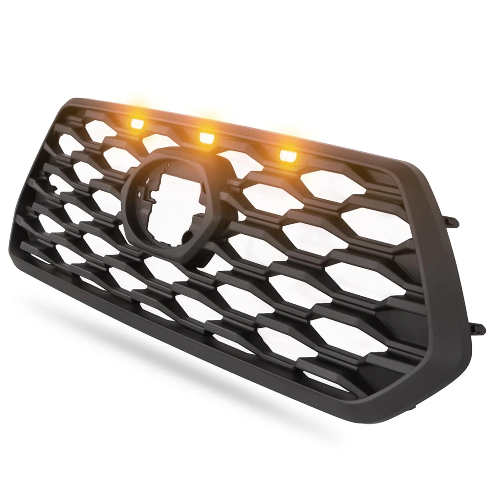Aftermarket TRD Offroad Grille with Led Raptor Lights for 2016–2023 Toyota Tacoma
