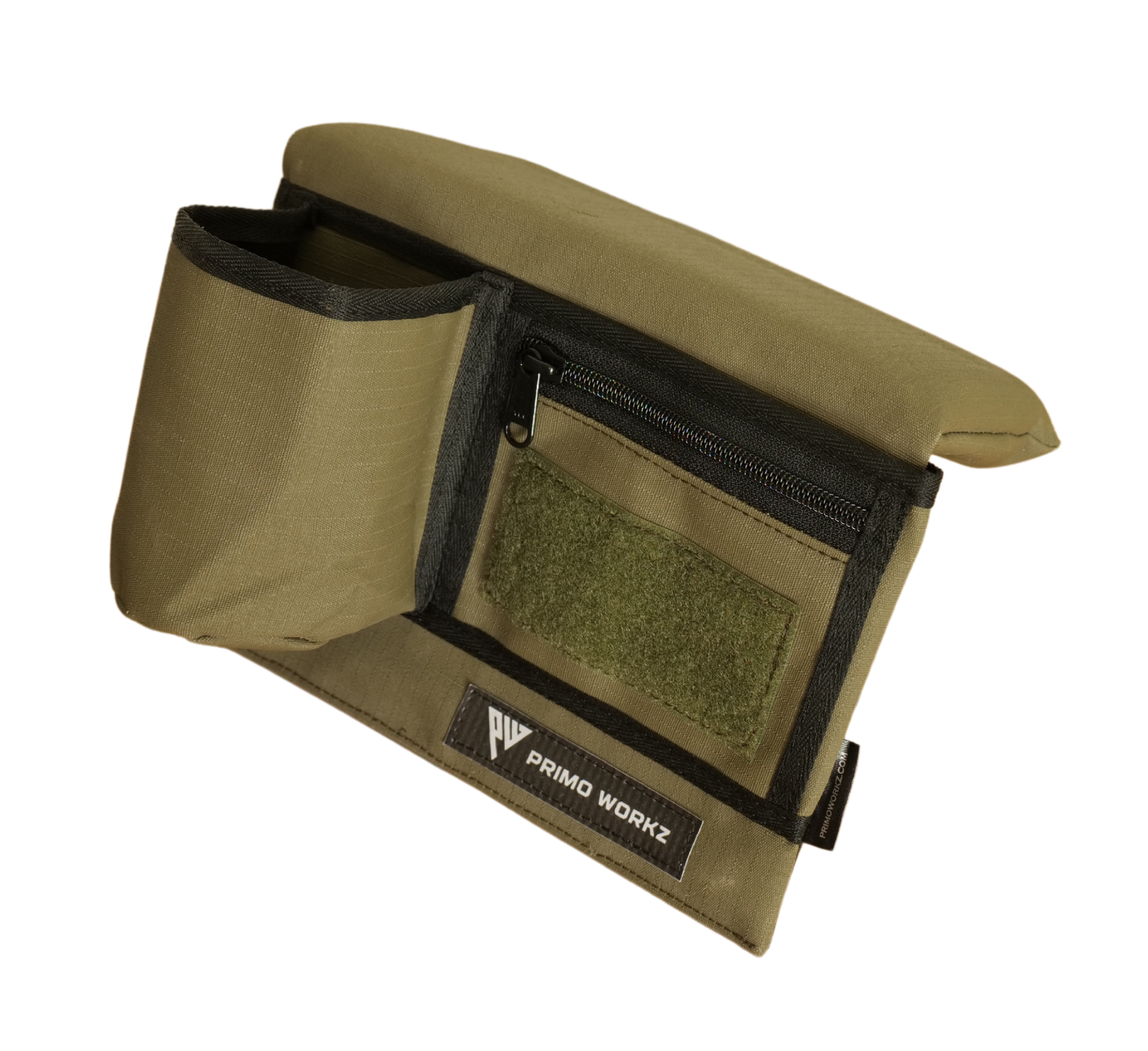 Armrest - with Cupholder - OD Green Ripstop - Passenger Side