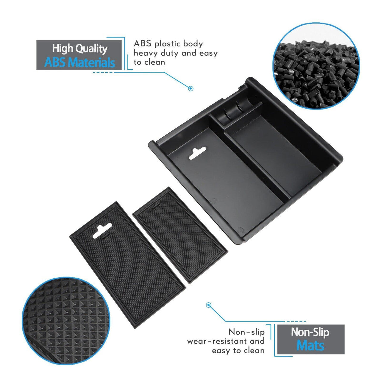 Center Console Organizer Storage Box for 2016–2023 Toyota Tacoma