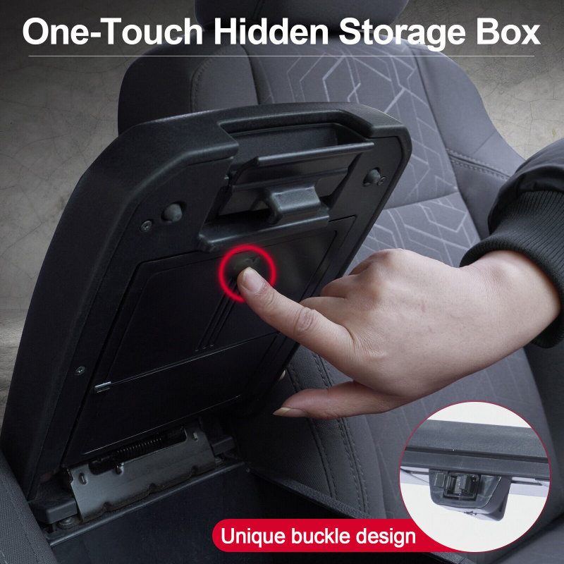 SHOP CENTER CONSOLE HIDDEN LID ORGANIZER FOR 2016-2022 TACOMA