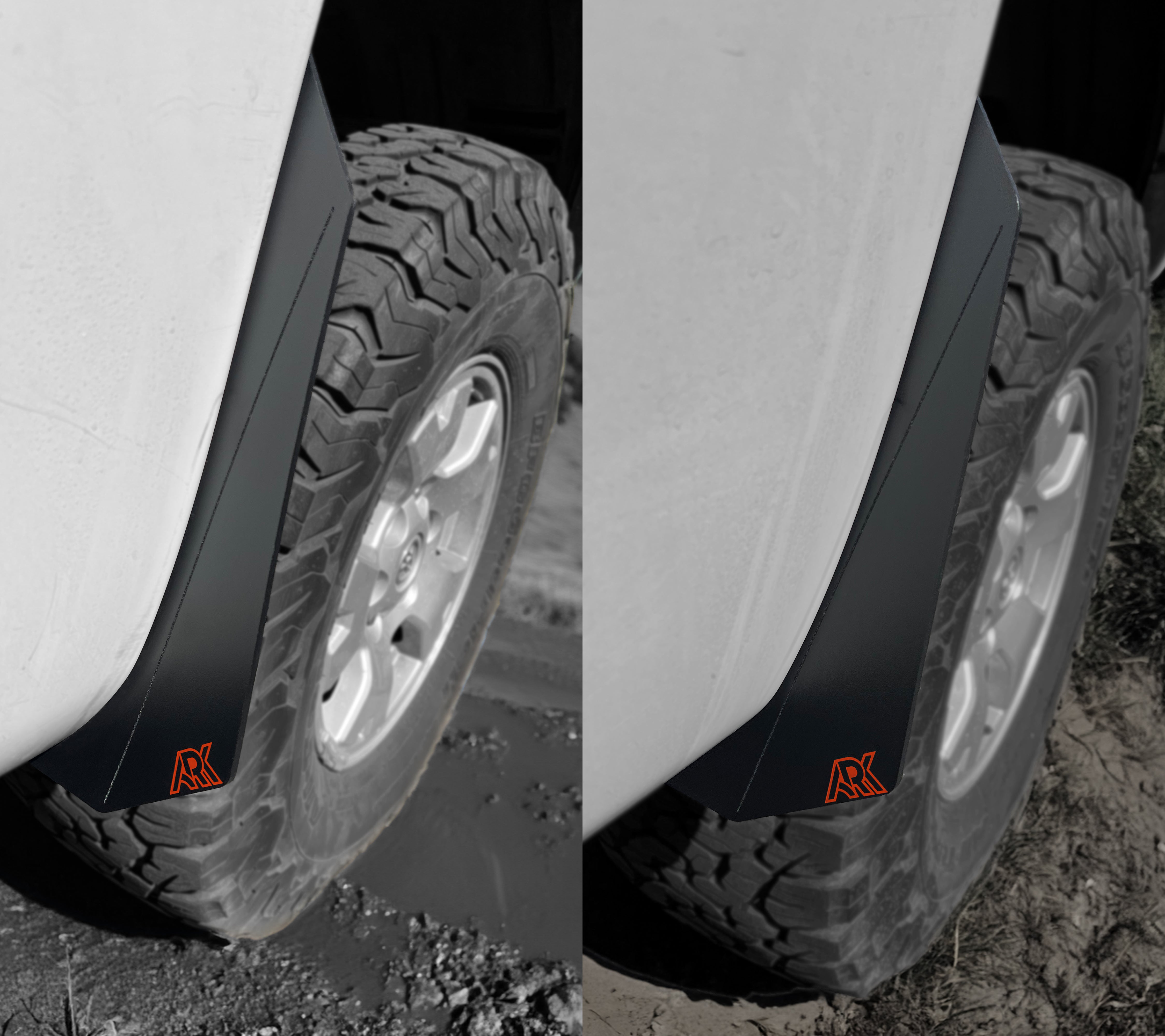 Ark Splash Guards TriXpoly Splash Guards & Micros for 2005–2015 Toyota Tacoma