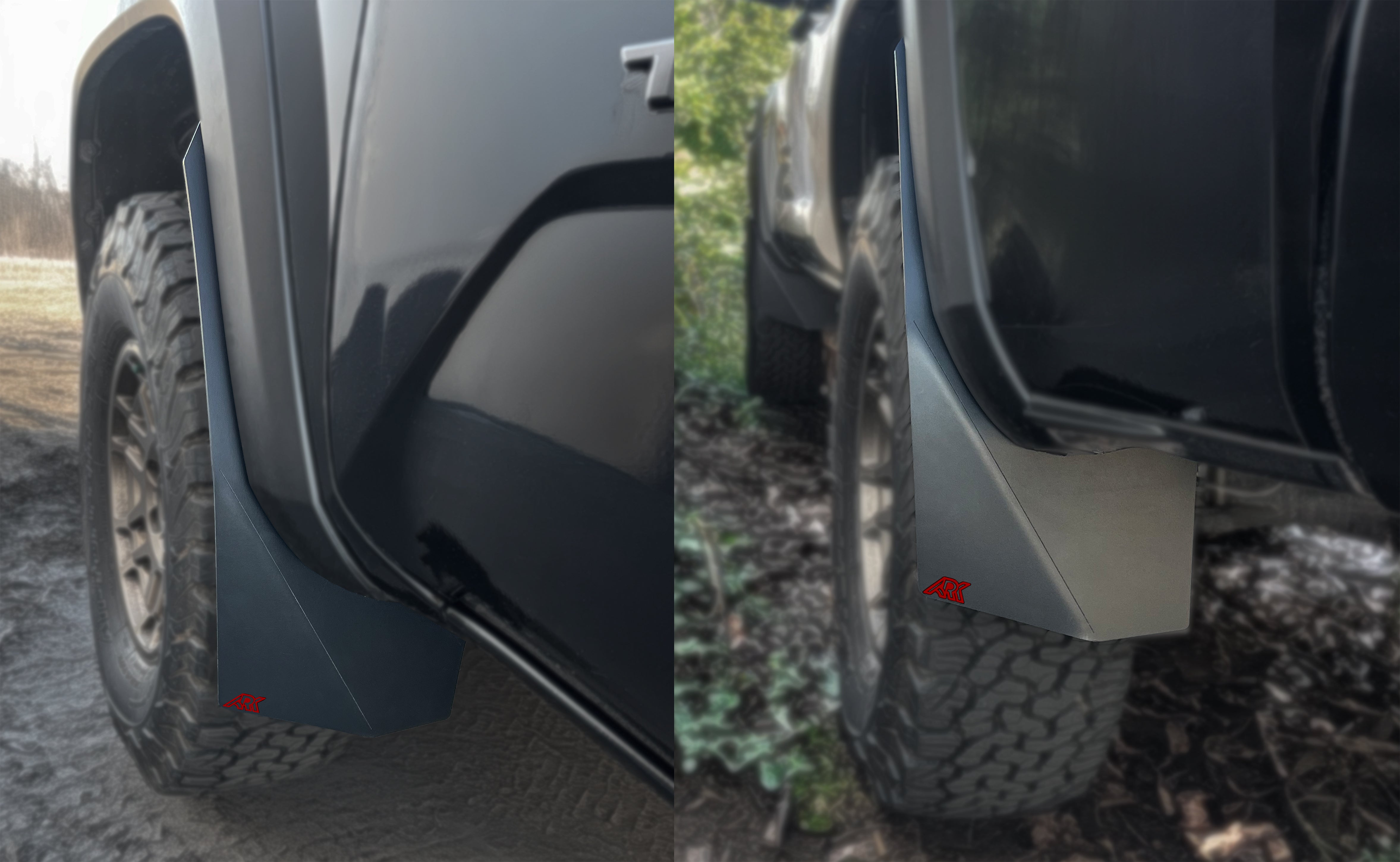 Ark Splash Guards TriXpoly Splash Guards & Mudflap Micros for 2016–2023 Toyota Tacoma