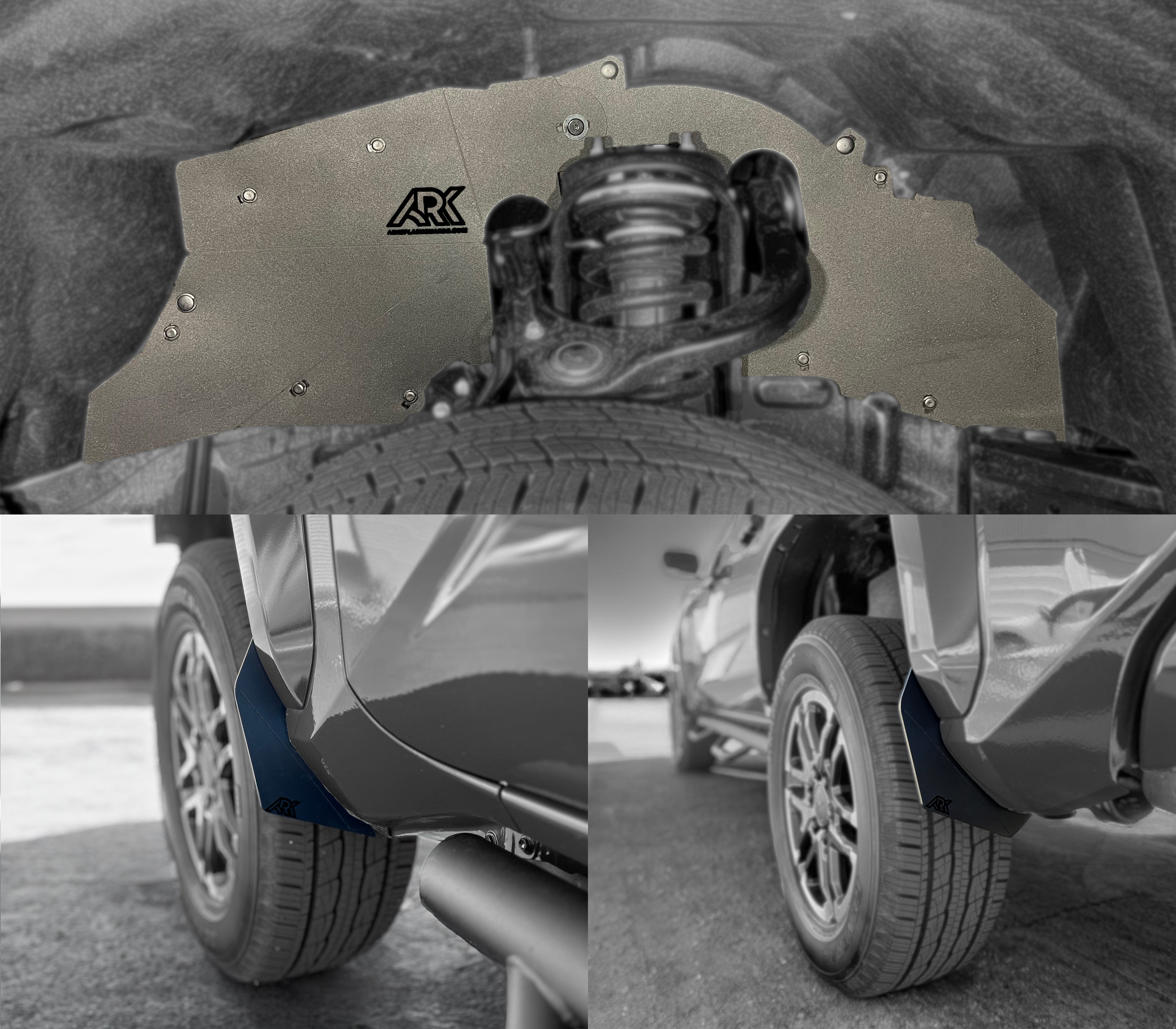 Ark Splash Guards TriXpoly Bundle for 2024+ Toyota Tacoma