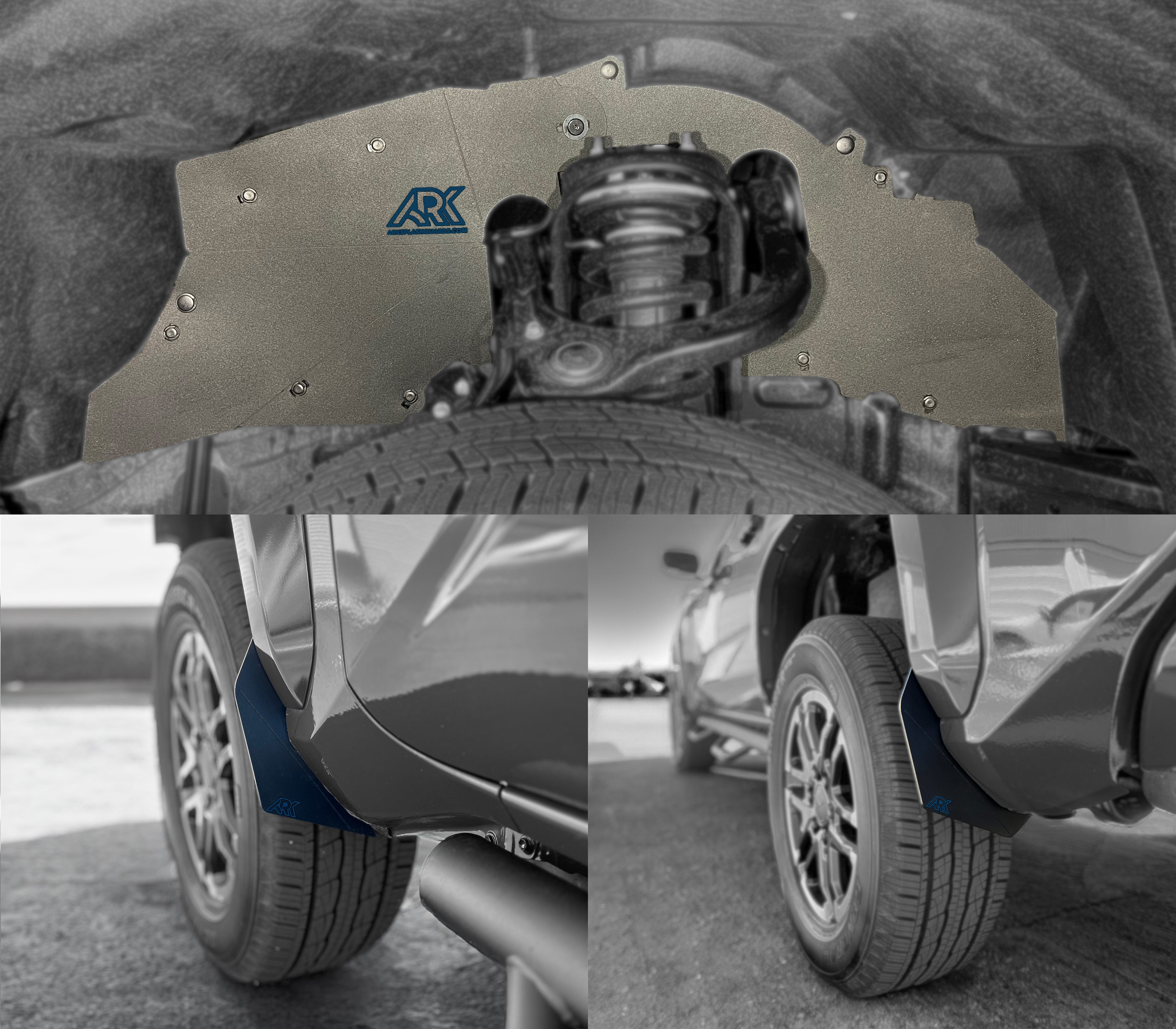 Ark Splash Guards TriXpoly Bundle for 2024+ Toyota Tacoma