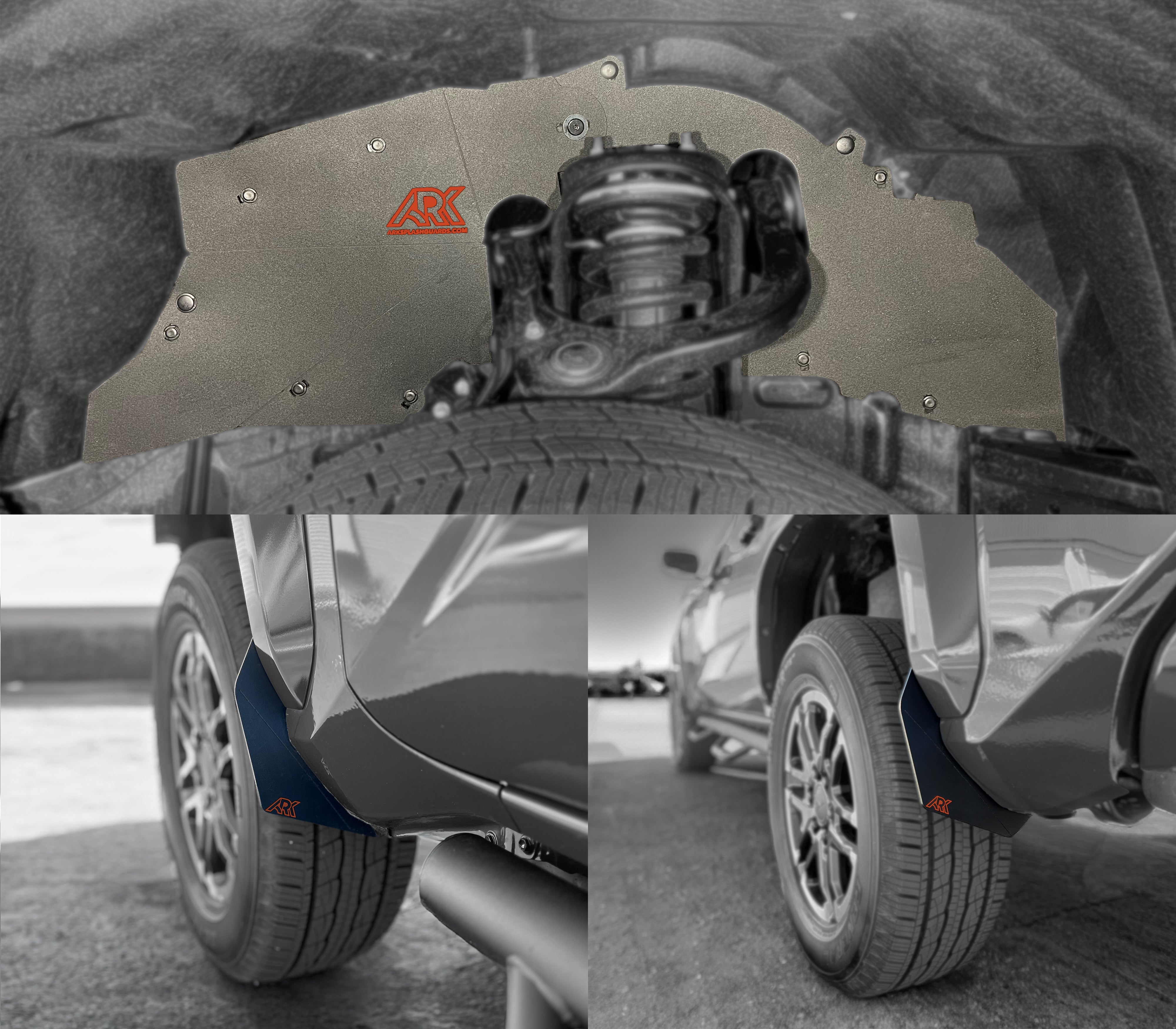 Ark Splash Guards TriXpoly Bundle for 2024+ Toyota Tacoma