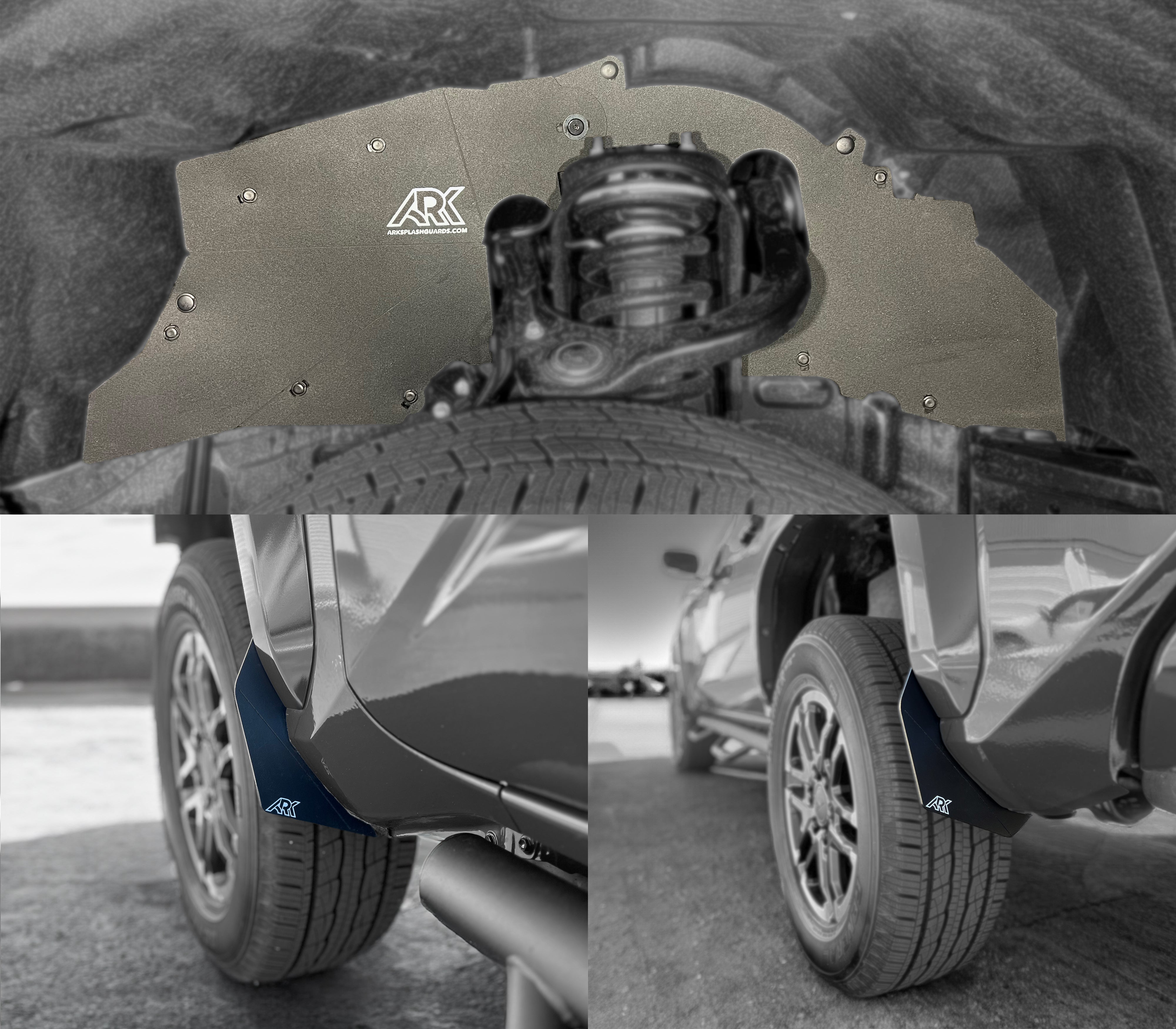 Ark Splash Guards TriXpoly Bundle for 2024+ Toyota Tacoma