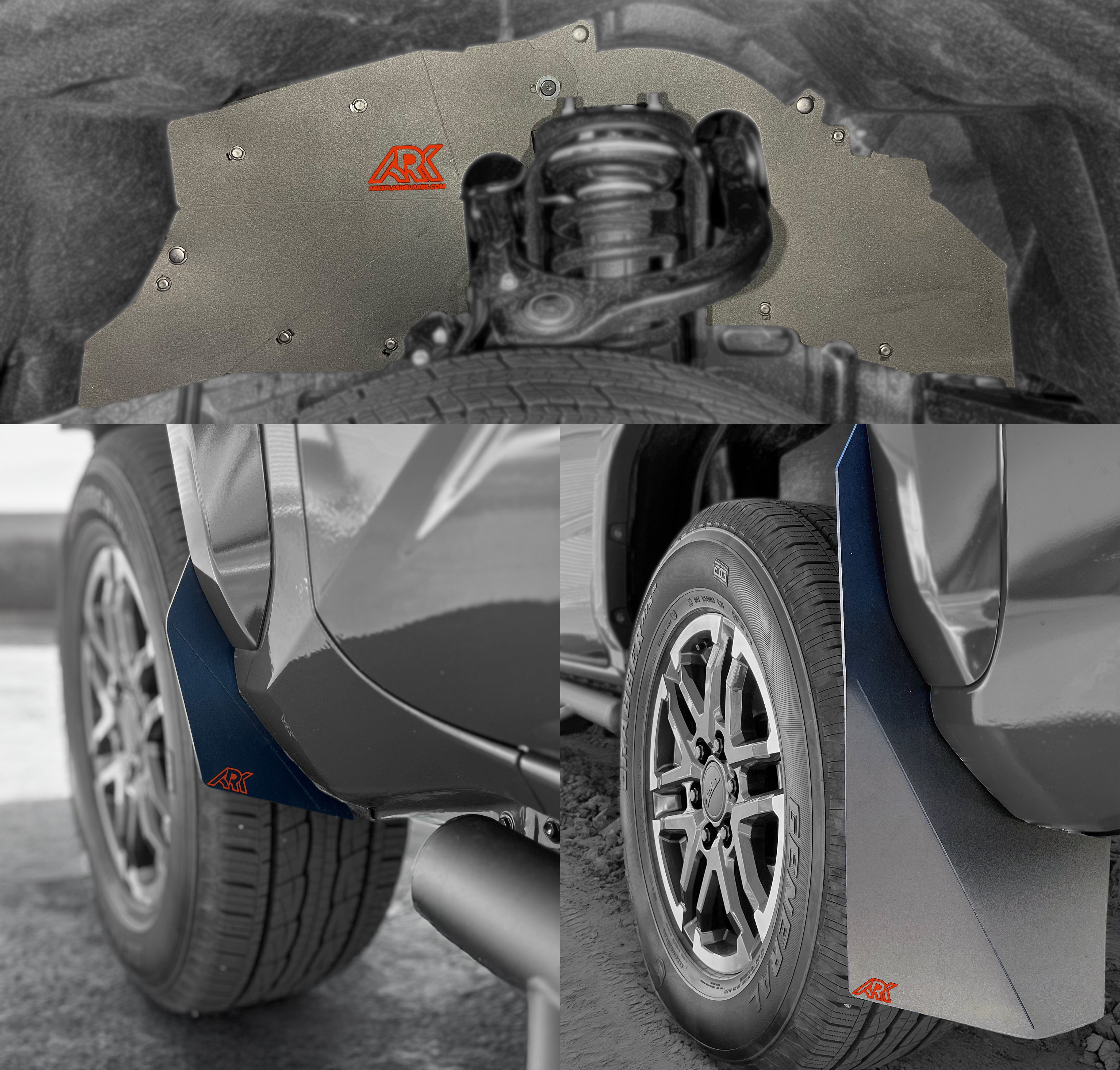 Ark Splash Guards TriXpoly Bundle for 2024+ Toyota Tacoma