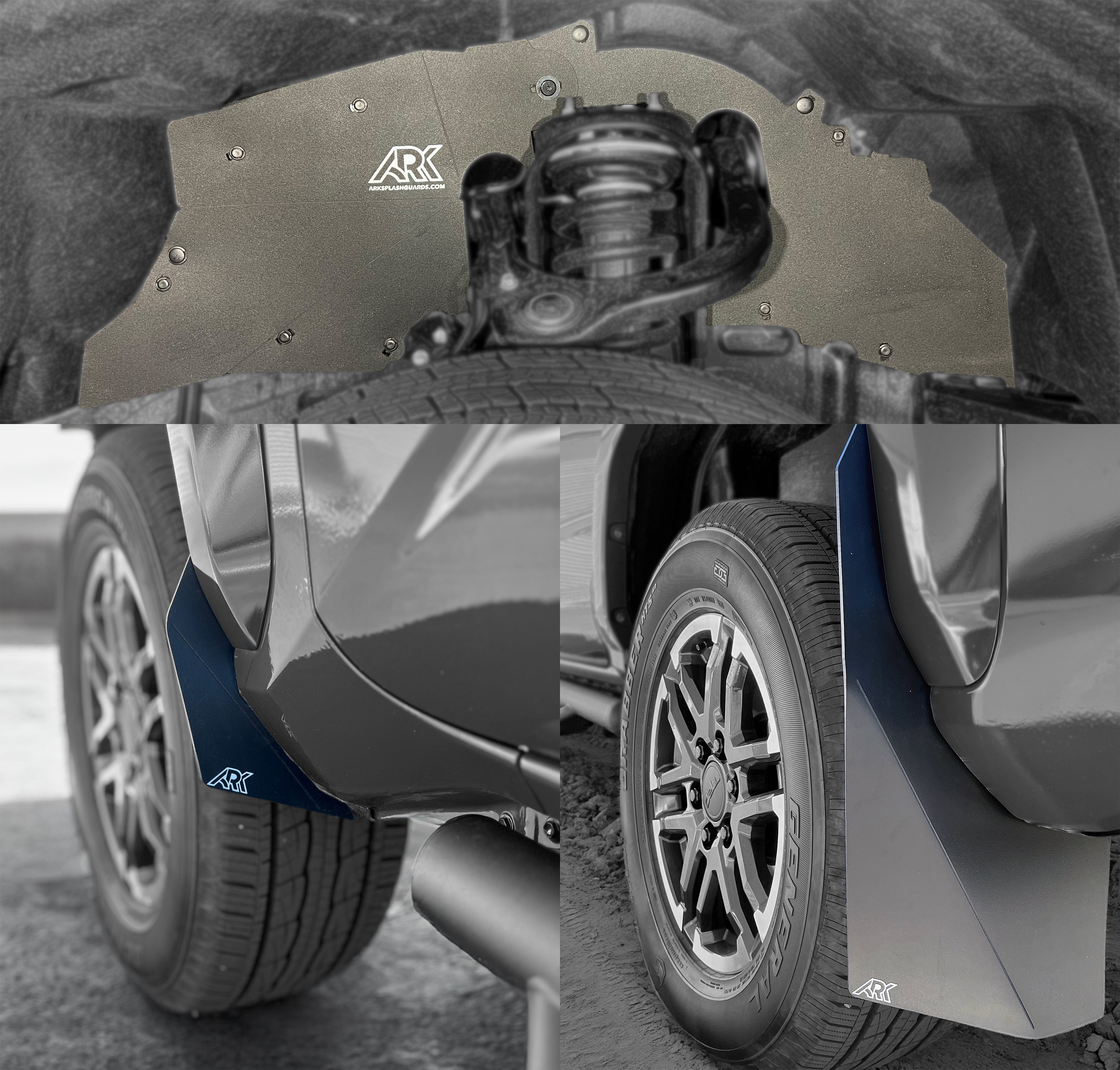Ark Splash Guards TriXpoly Bundle for 2024+ Toyota Tacoma