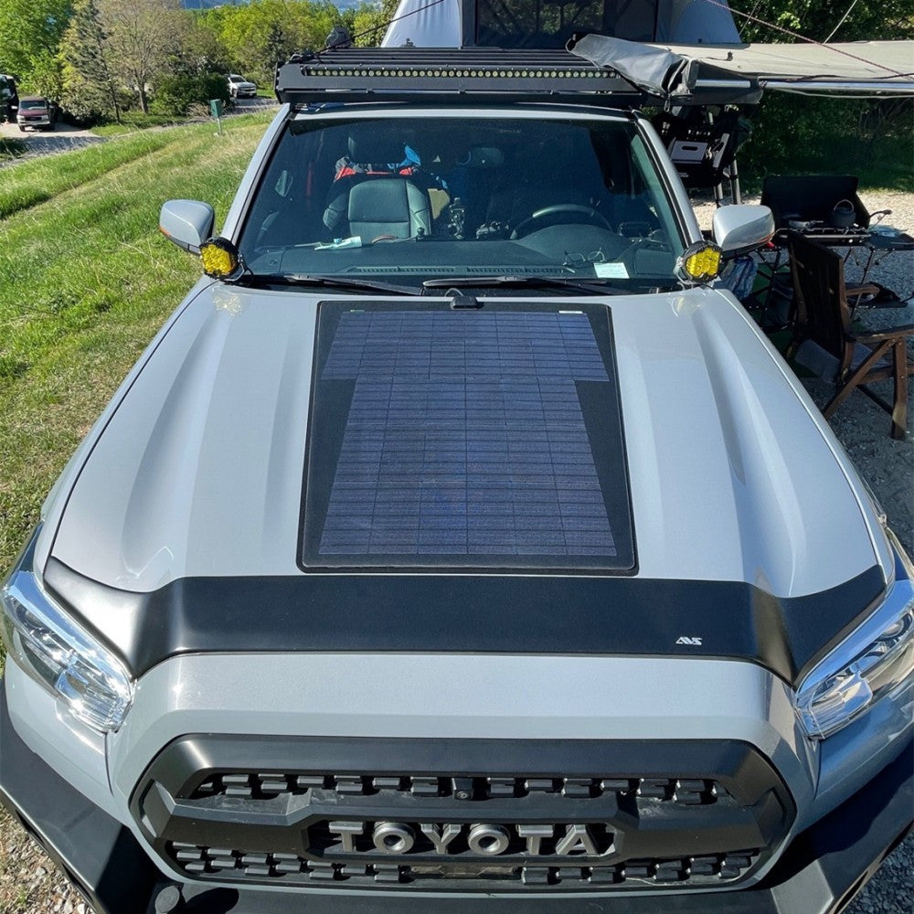 90w Hood Solar Panel for 2016–2023 Toyota Tacoma