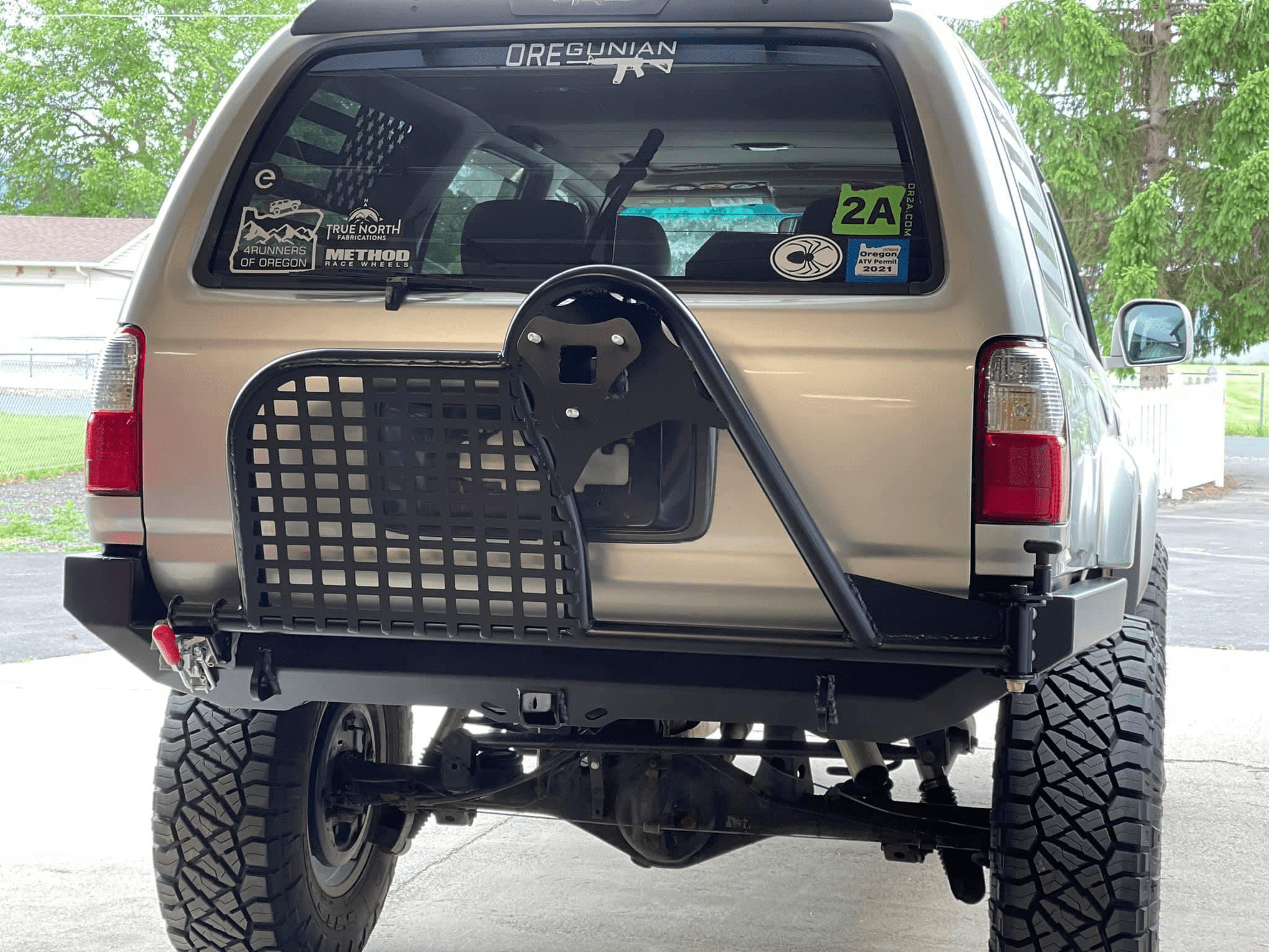 1996-2002 3rd Gen 4Runner Plate Rear Bumper