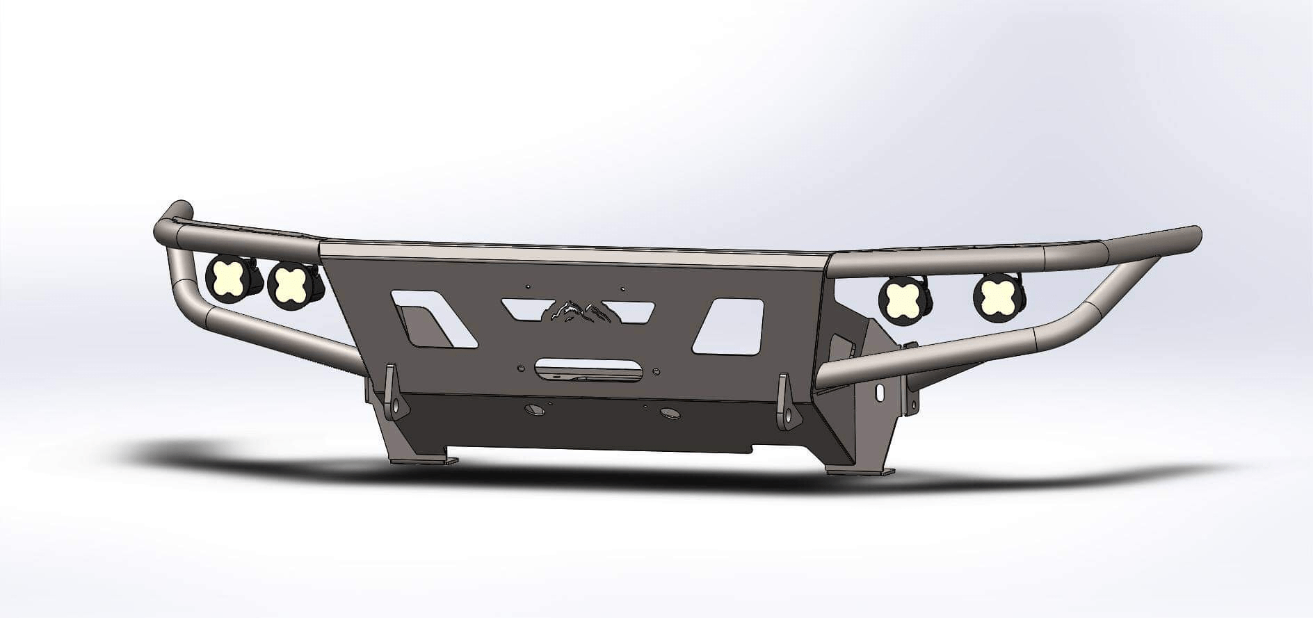 2016-2023 3rd Gen Tacoma Hybrid Front Bumper - DIY Kit