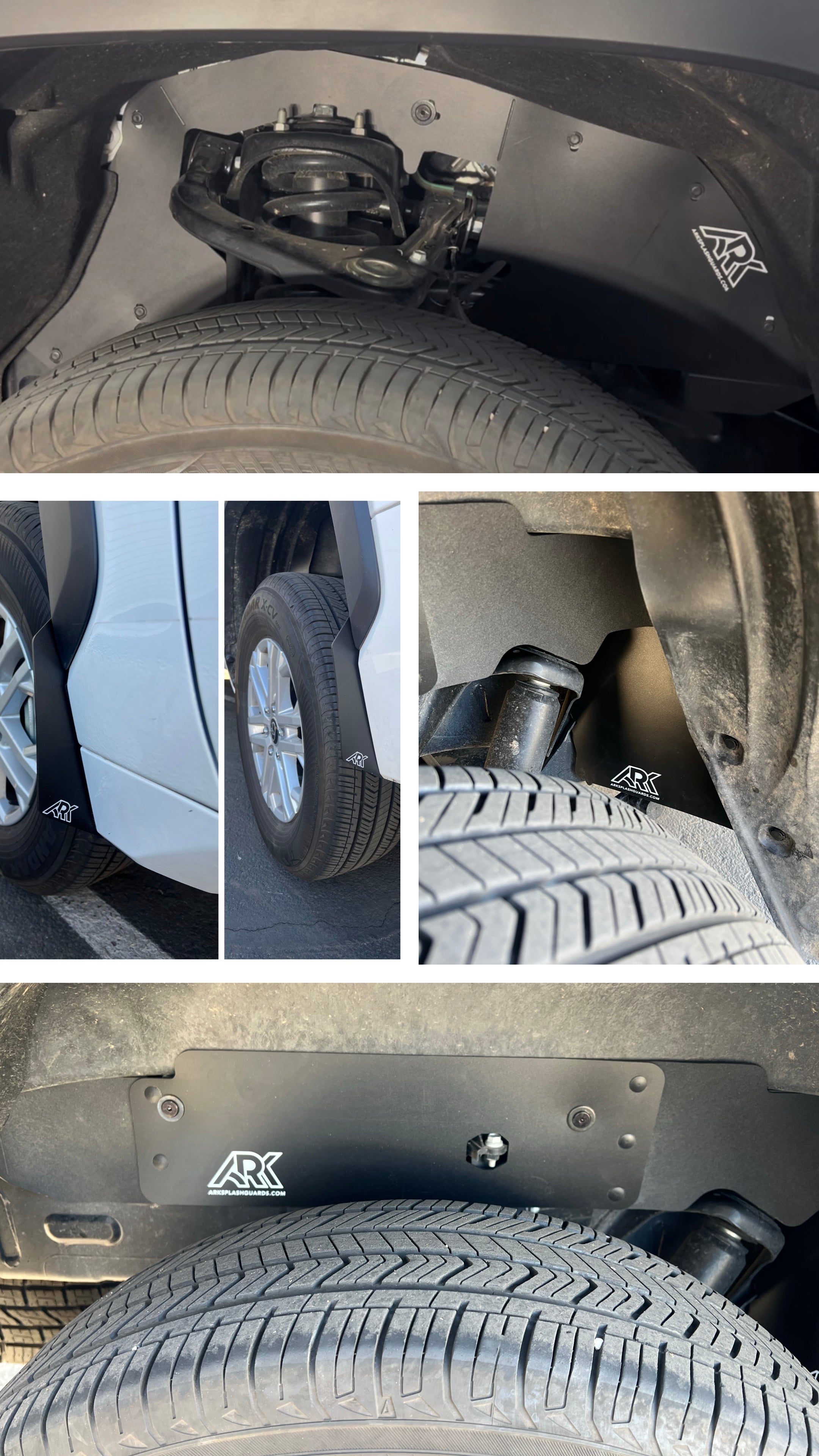 Ark Splash Guards TriXPoly Bundle for 2022+ Toyota Tundra