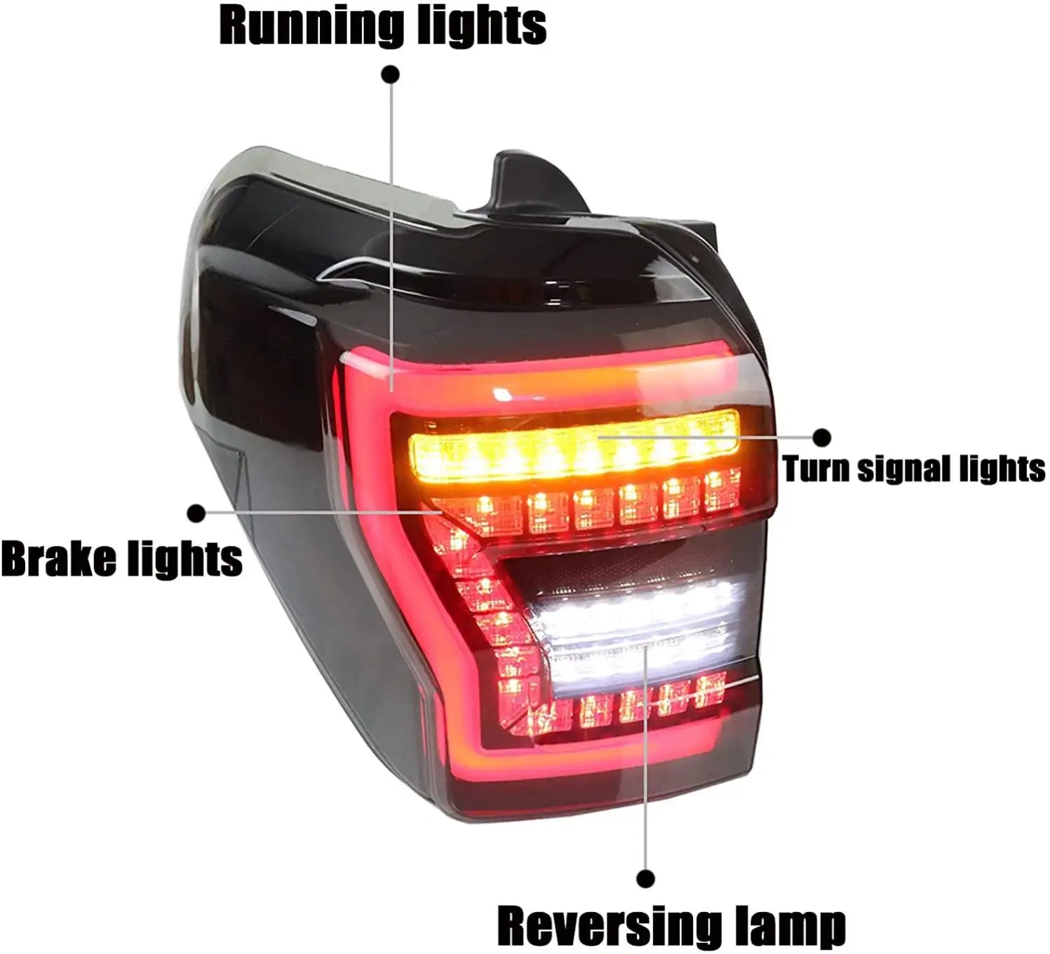 SRQ Fabrications Stealth Led Tailights for 2010–2024 Toyota 4Runner