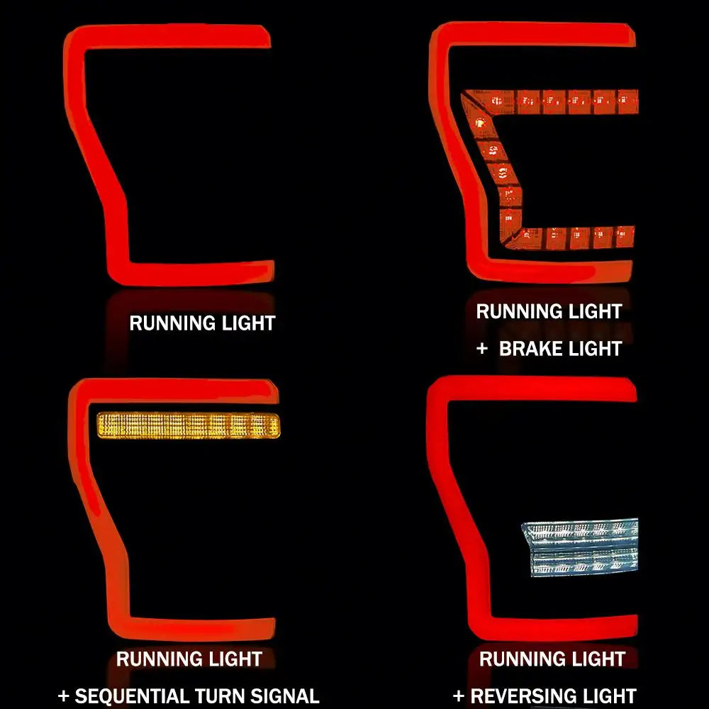 SRQ Fabrications Stealth Led Tailights for 2010–2024 Toyota 4Runner