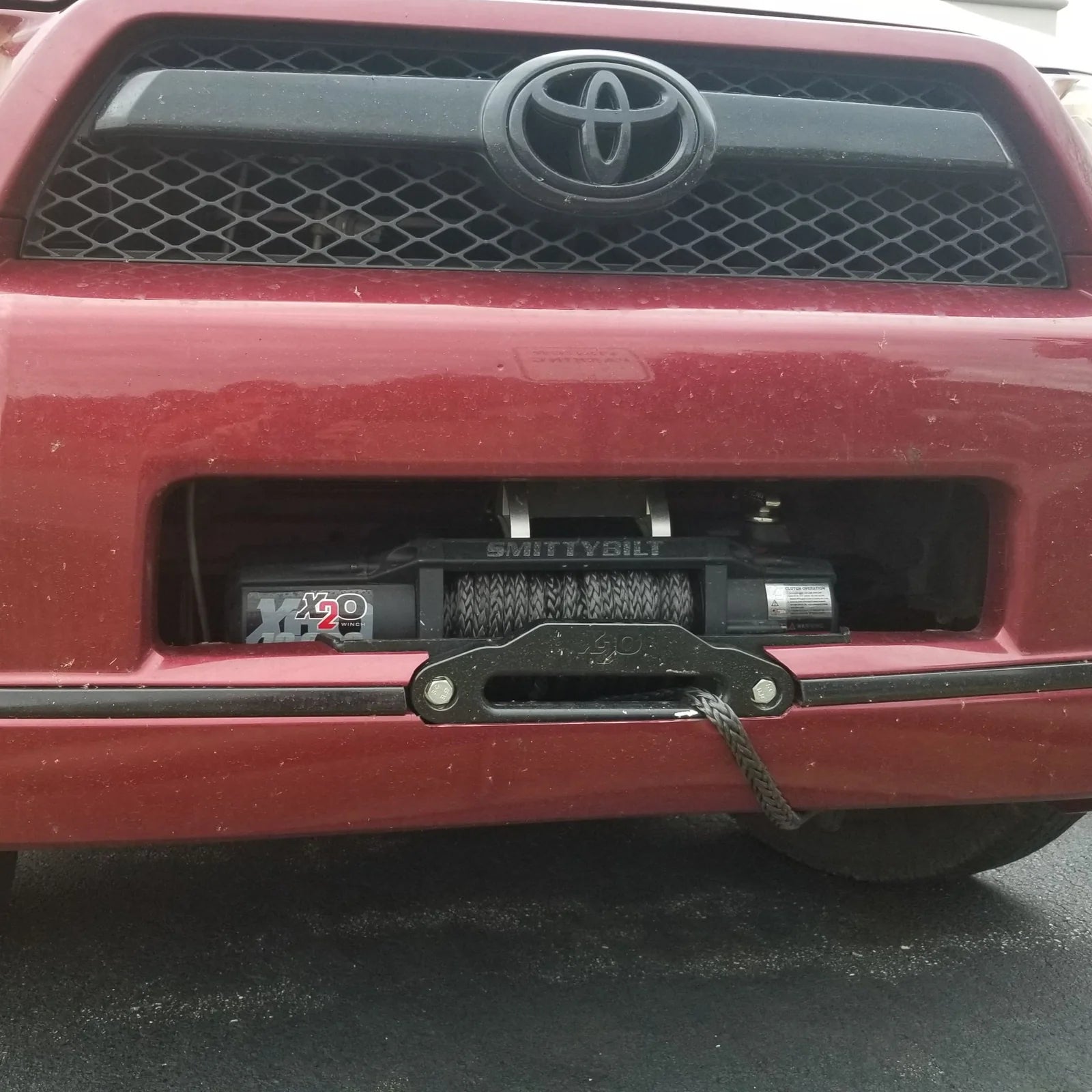 LFD Offroad Adjustable Hidden Winch Mount for 2010–2024 Toyota 4Runner