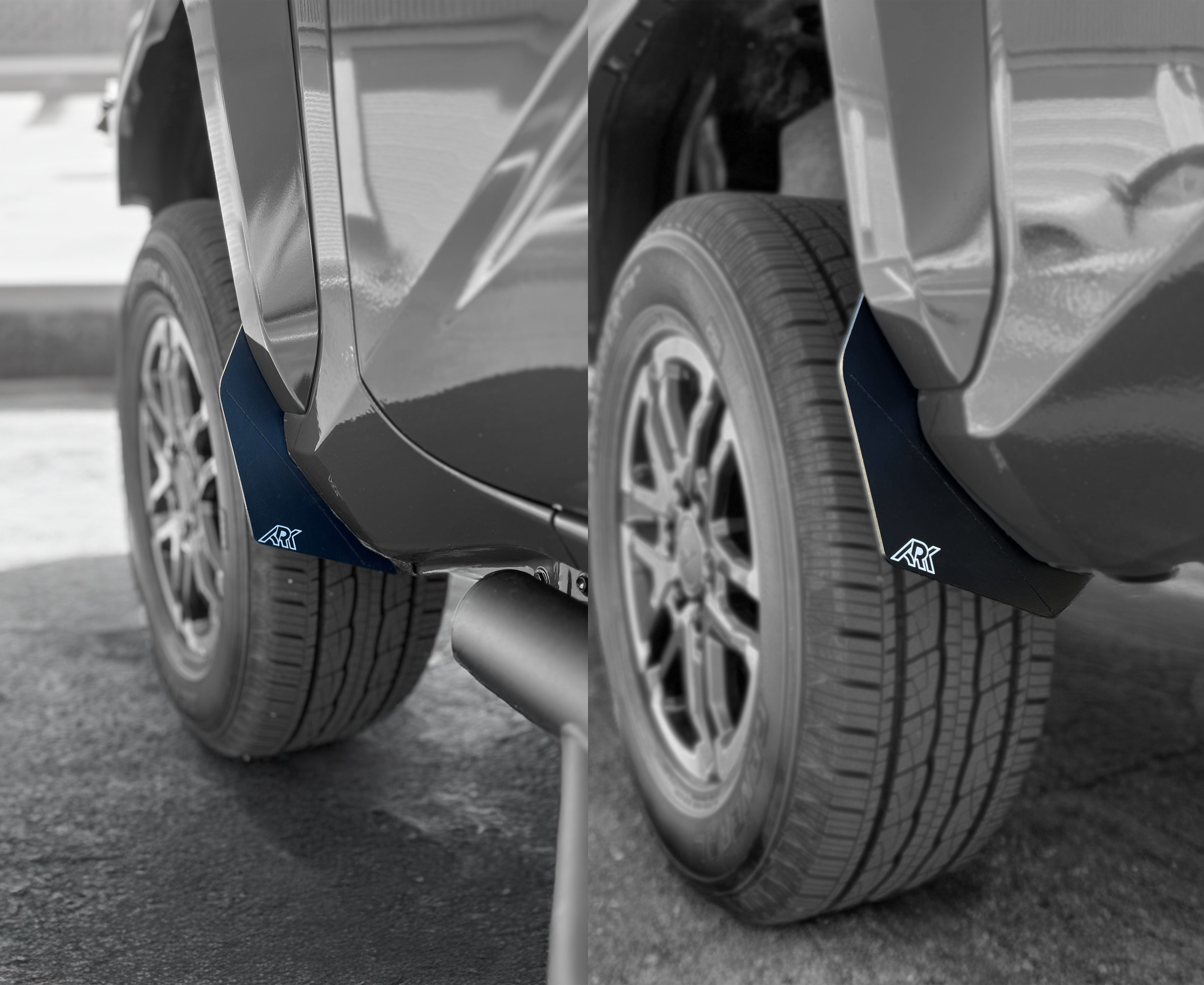 Ark Splash Guards TriXpoly Micro Flares for 2024+ Toyota Tacoma