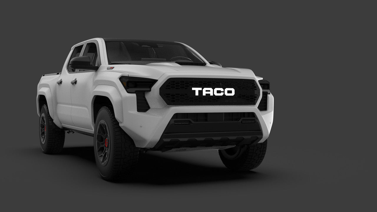 Honeycomb Grille Insert with Led Lettering for 2024–2025 Toyota Tacoma
