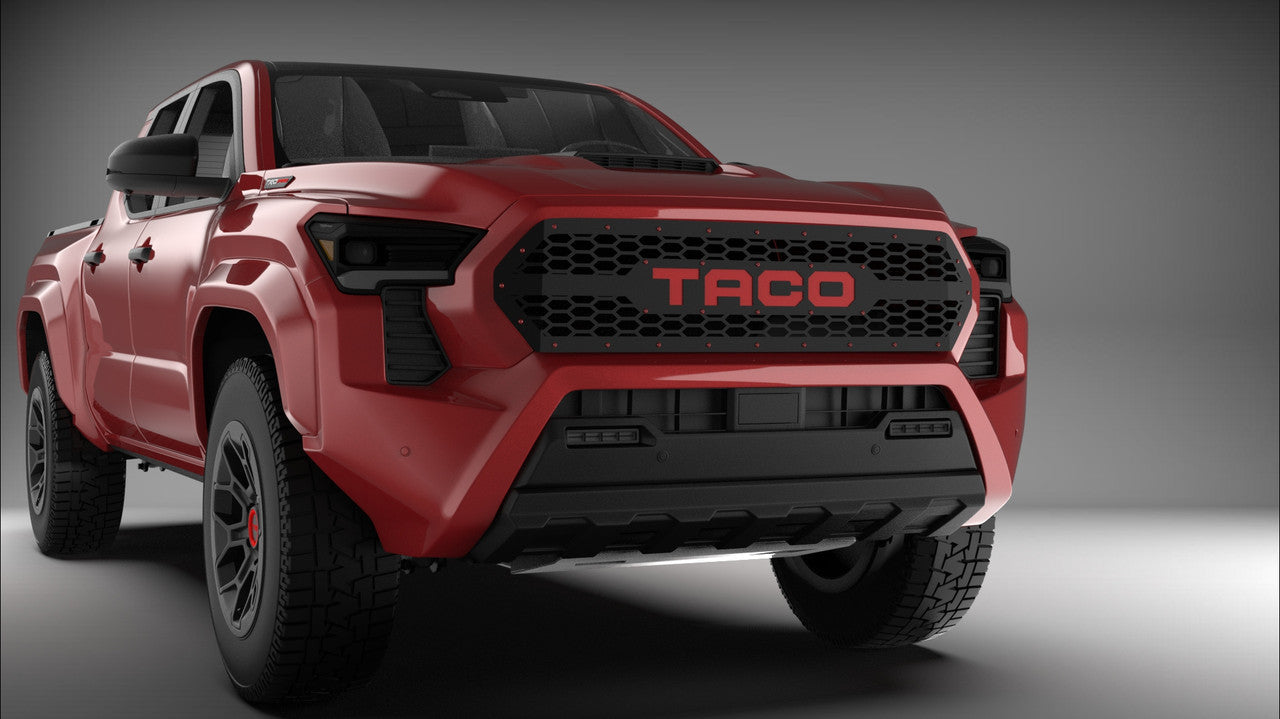 Honeycomb Grille Insert with Custom Text for 2024–2025 Toyota Tacoma