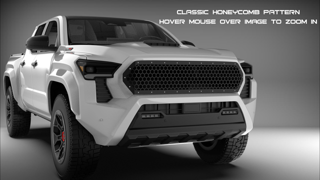 Mesh Grille - Laser Cut Mesh Style for 2024–2025 Toyota Tacoma