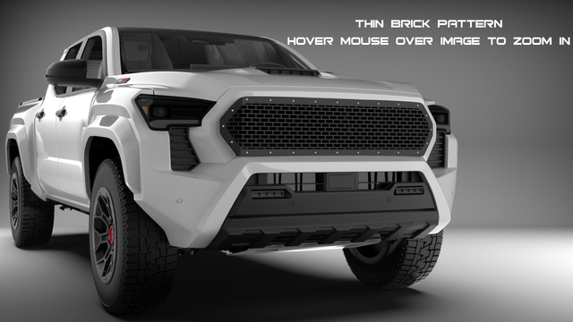 Mesh Grille - Laser Cut Mesh Style for 2024–2025 Toyota Tacoma