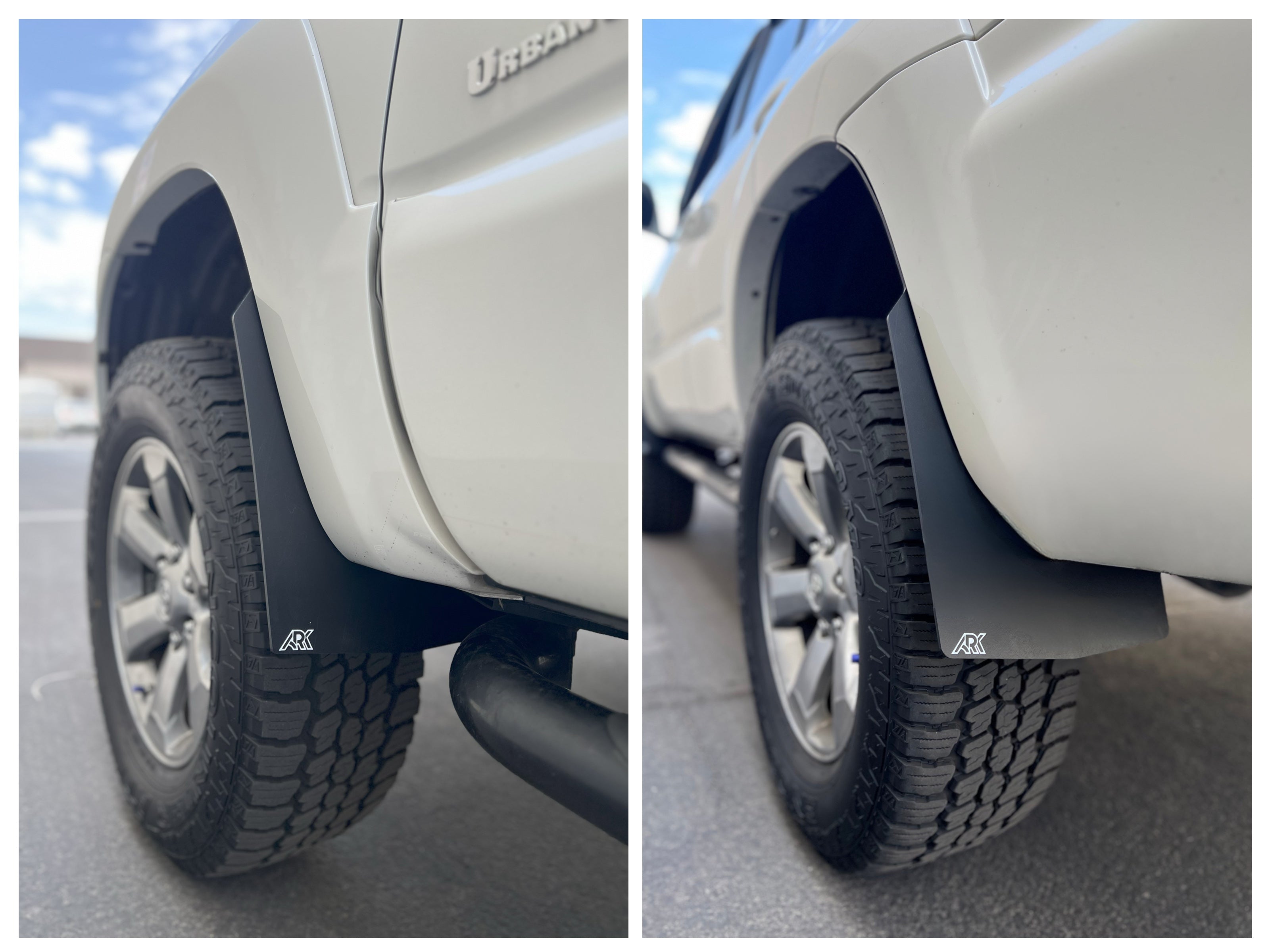 Ark Splash Guards TriXpoly Mid-Mudflaps for 2006–2009 Toyota 4Runner