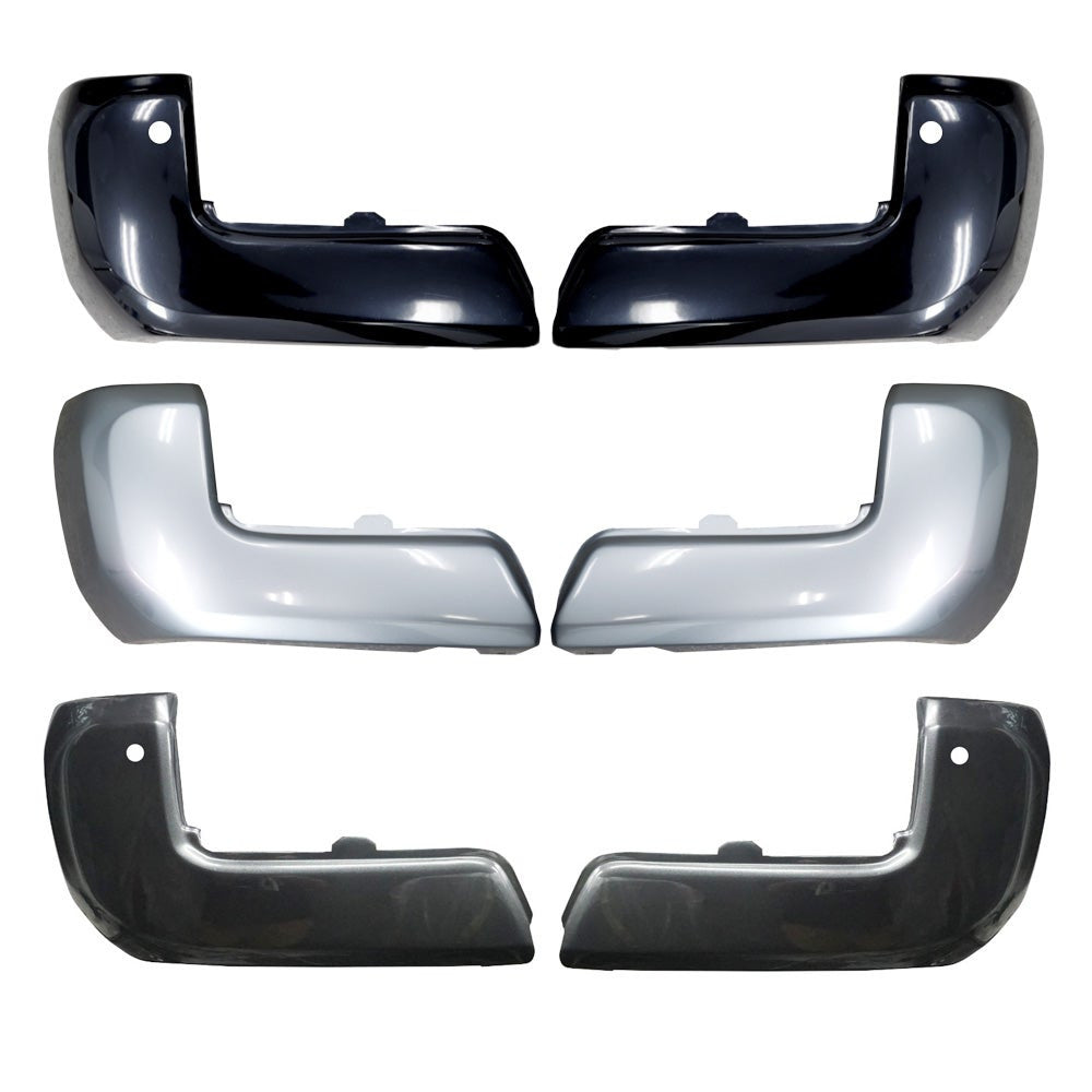 Rear Bumpershellz™ for Chrome Delete Truck Bumper Caps for 2016–2023 Toyota Tacoma
