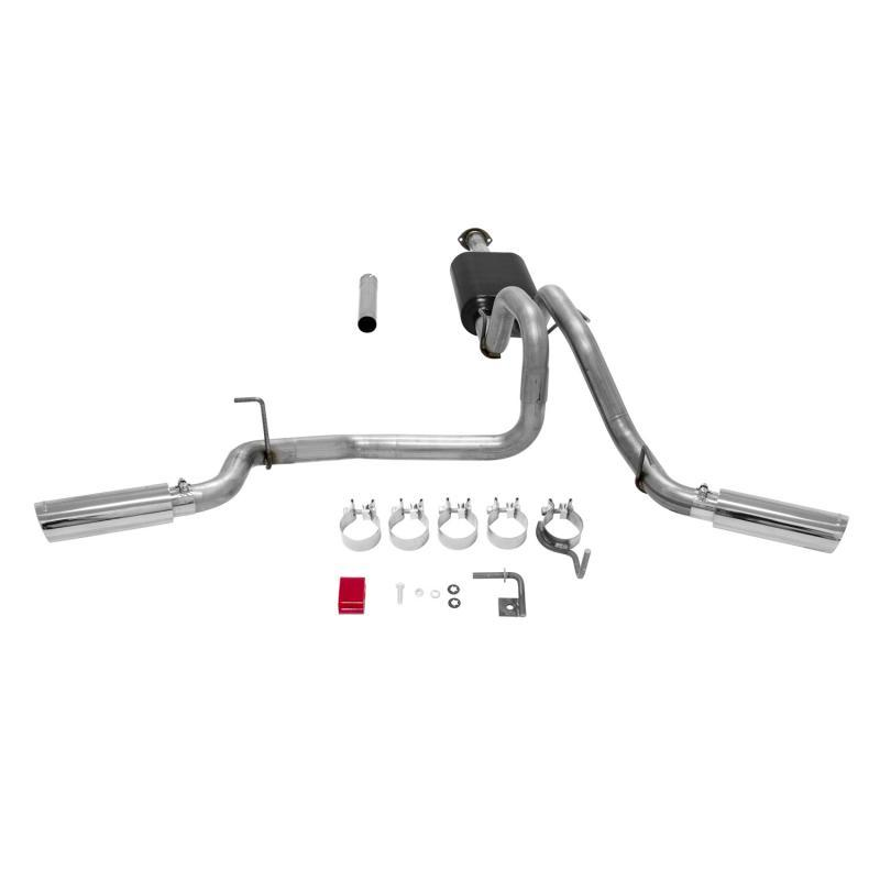 Flowmaster Catback System - Dual Side Exit - American Thunder for 3.5L V6 2016–2023 Toyota Tacoma