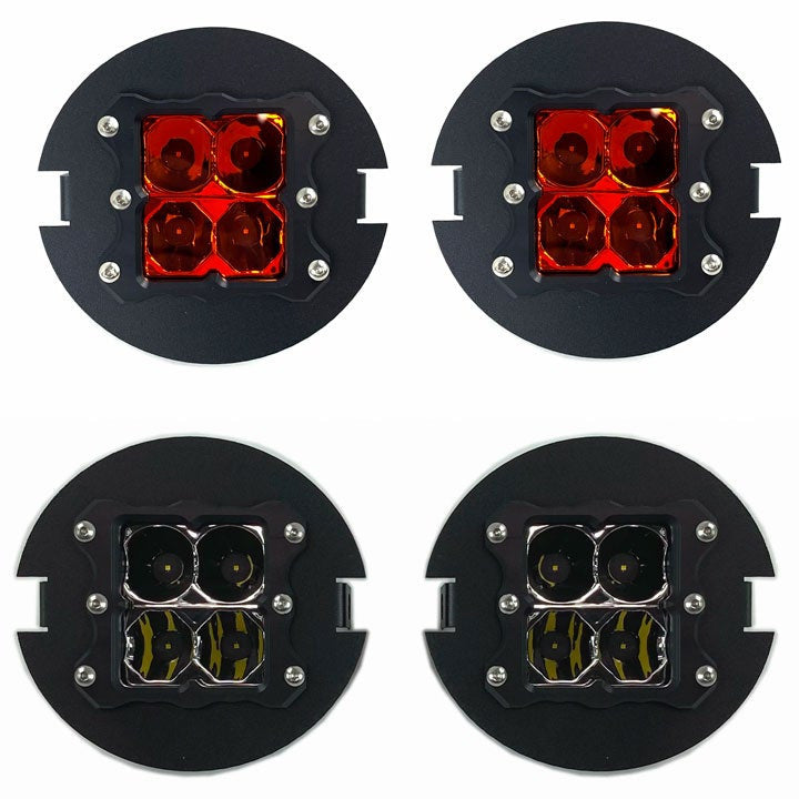 Heretic Studio Toyota Fog Light Kit for Older Generation Toyota (Amber/Clear)